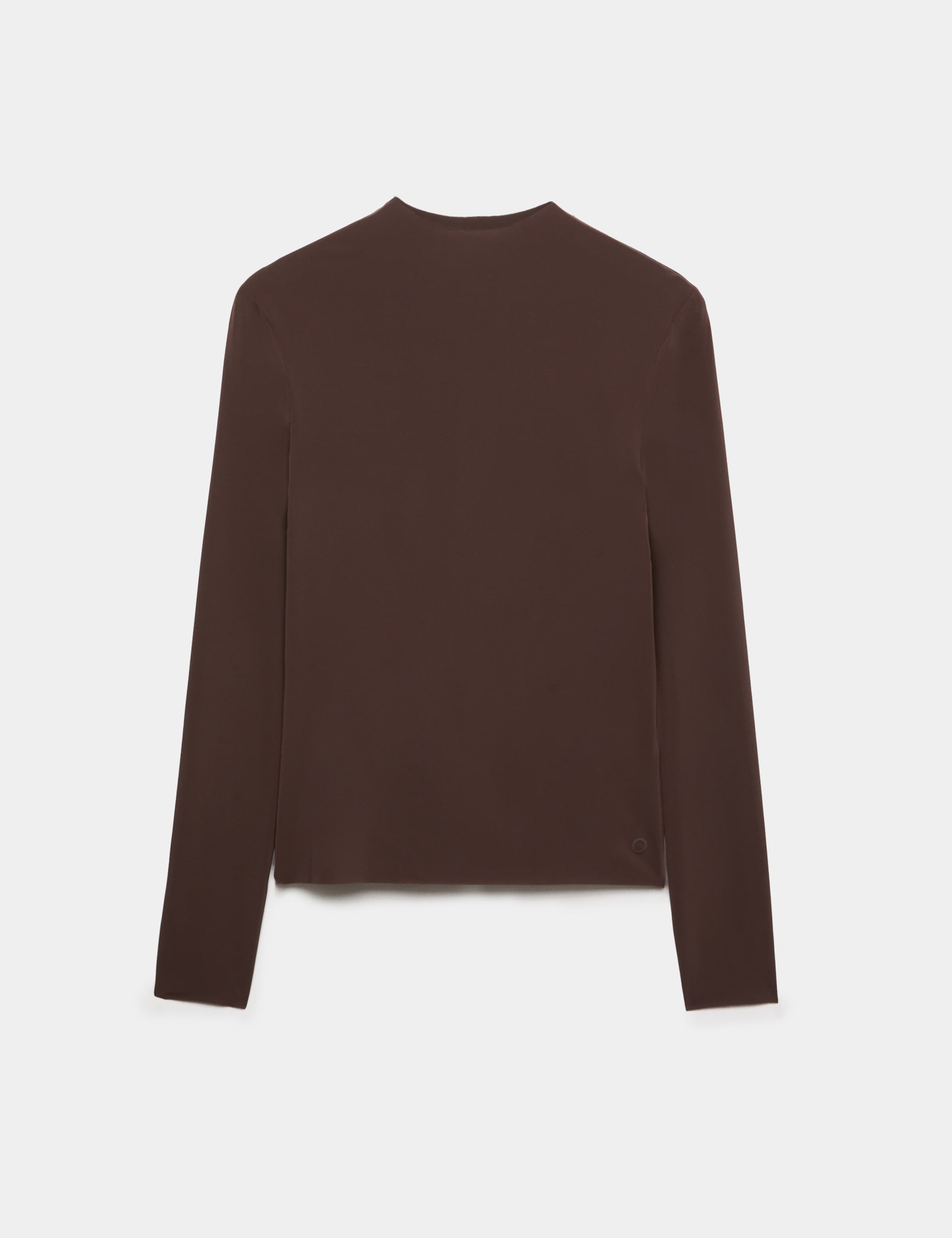 High Neck Reflective Fitted Top 2 of 5