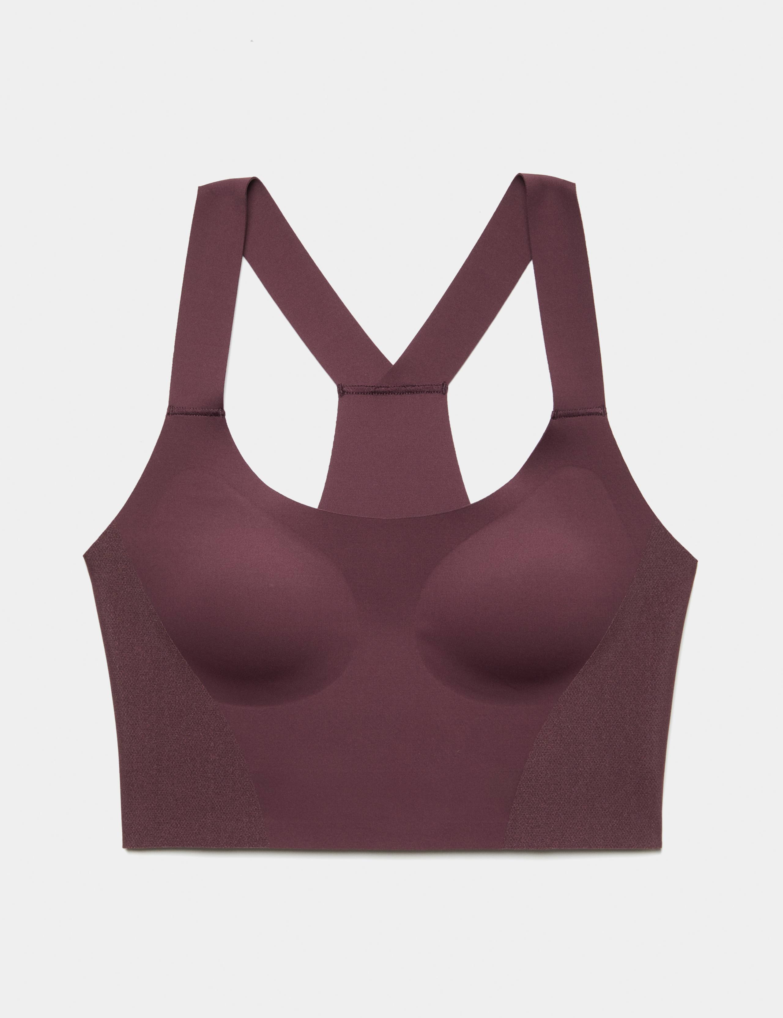 Shimmer Scoop Neck Racer Back Bra Vest 2 of 6
