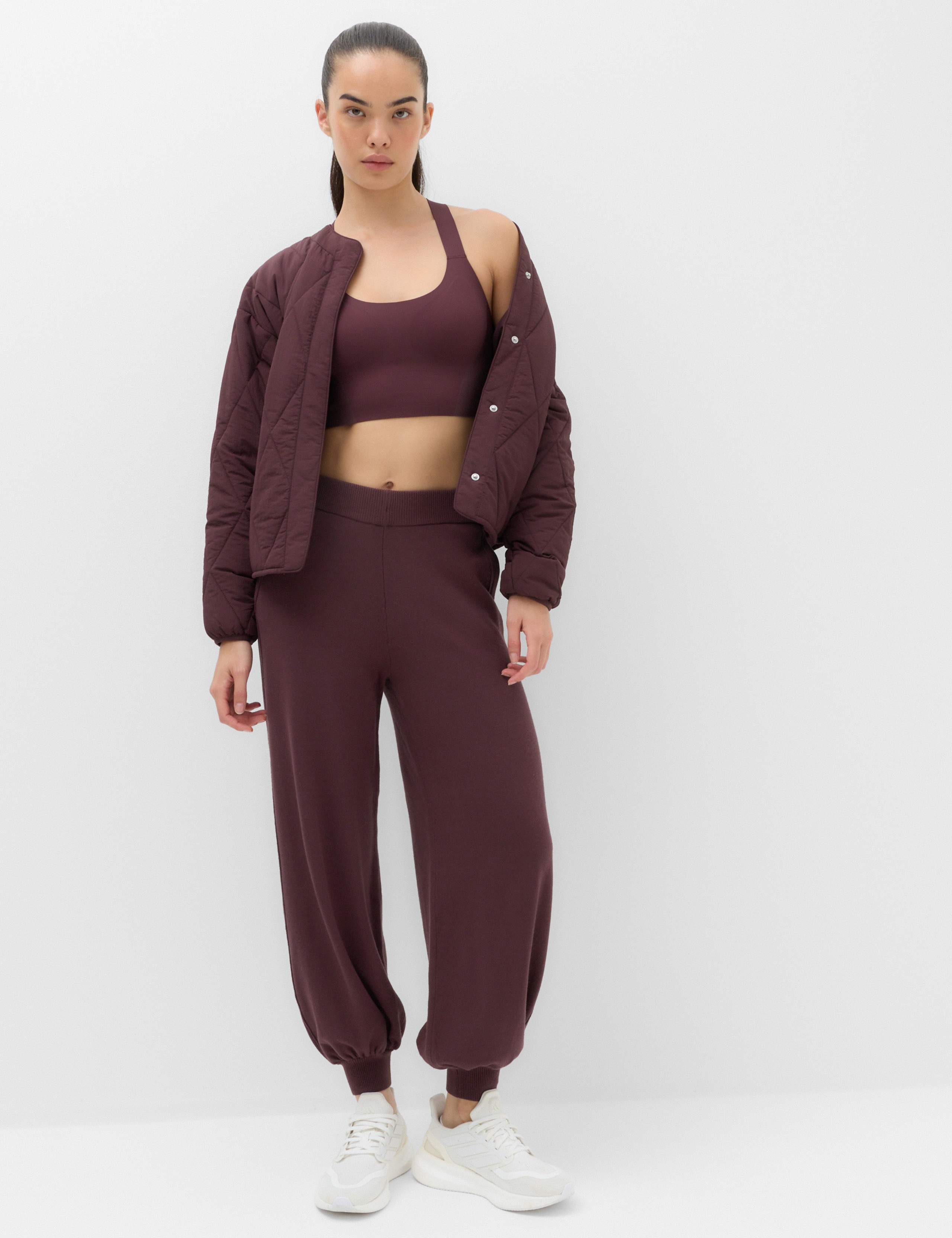 Relaxed High Waisted Joggers 3 of 6