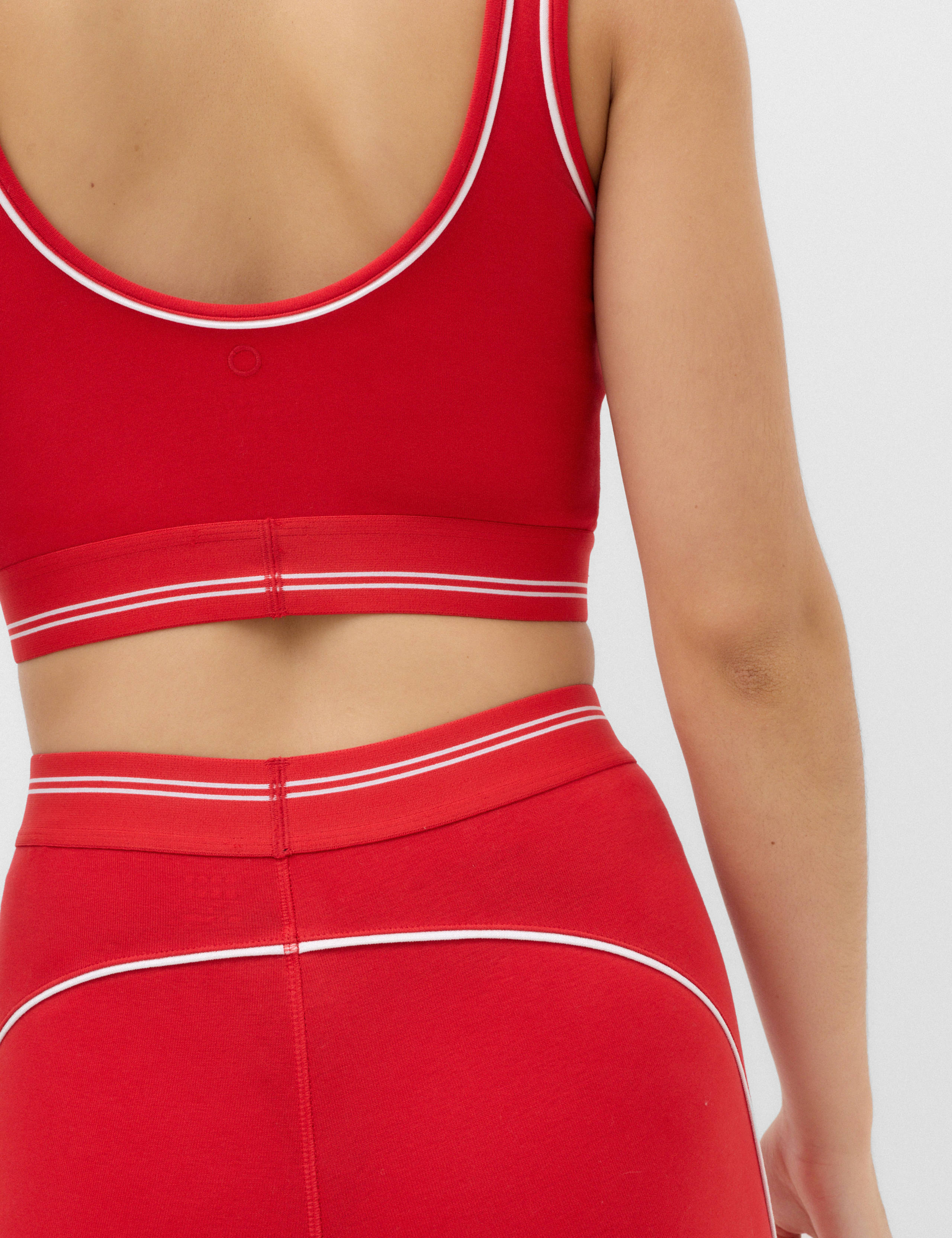 Cotton Rich High Waisted Piped 7/8 Leggings 4 of 6