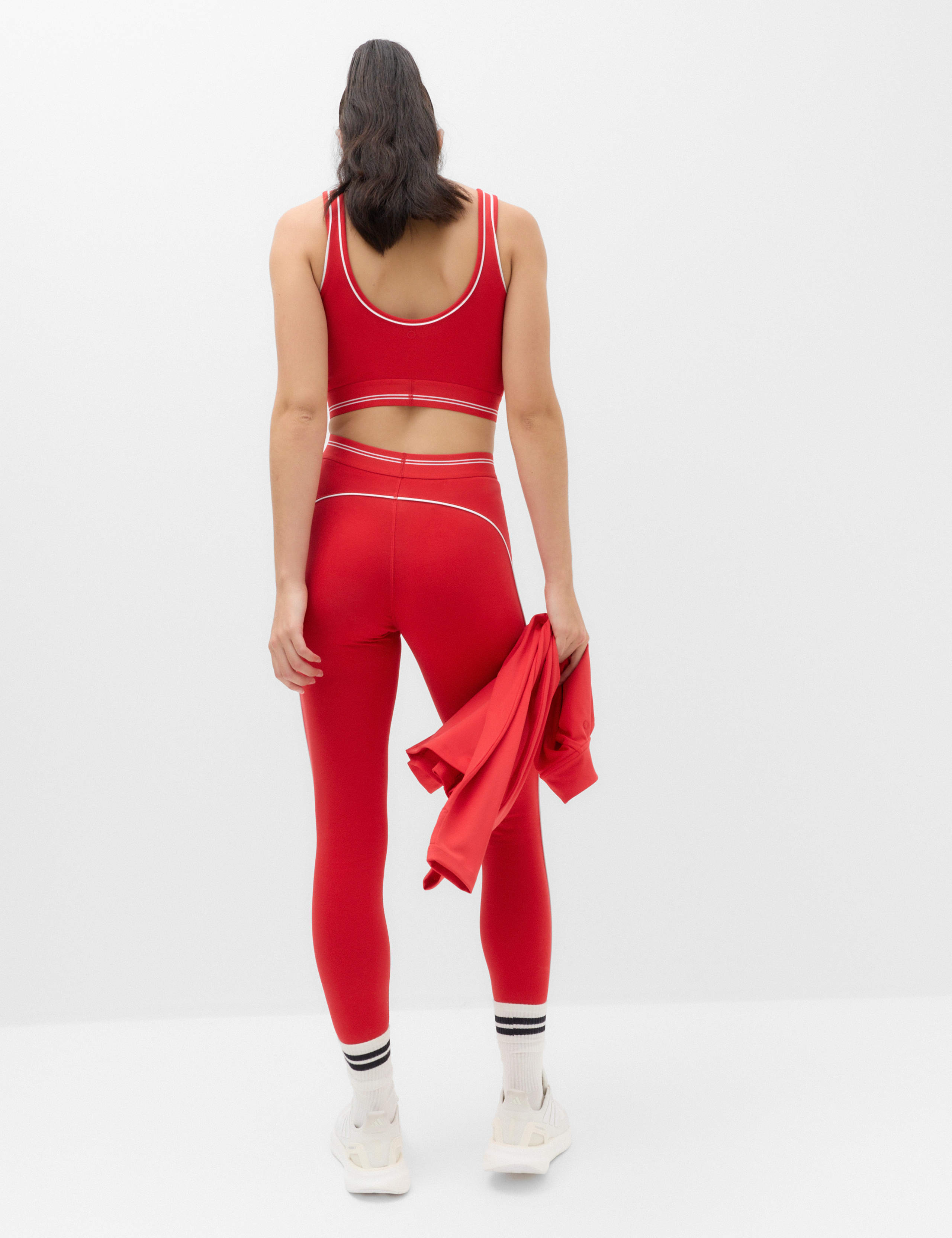 Cotton Rich High Waisted Piped 7/8 Leggings 5 of 6