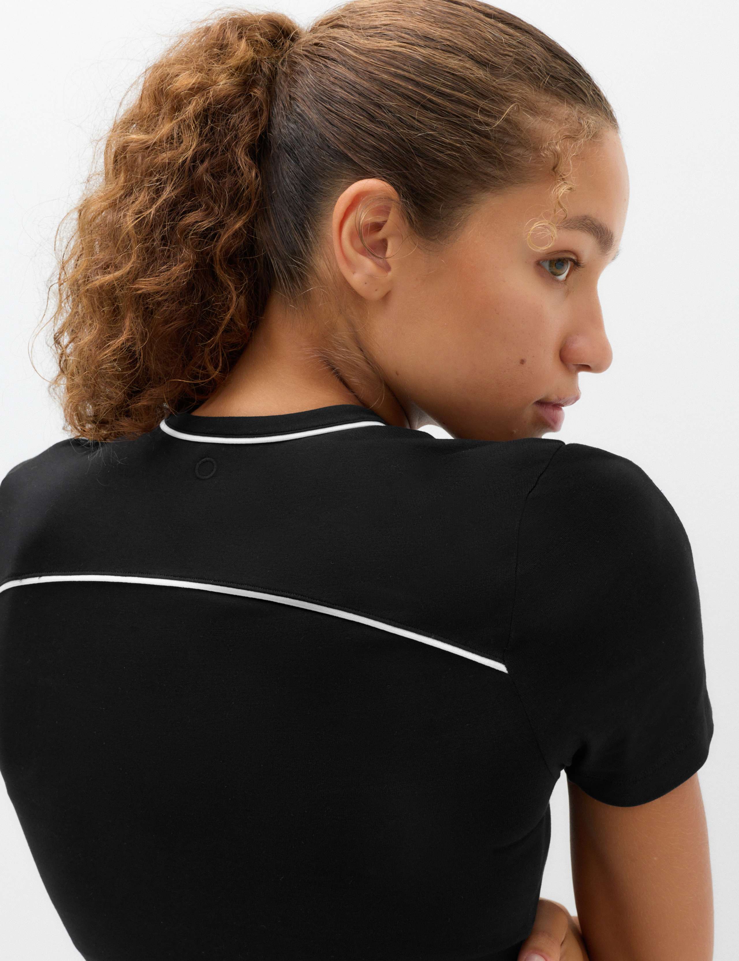 Cotton Rich Crew Neck Fitted T-Shirt 5 of 6