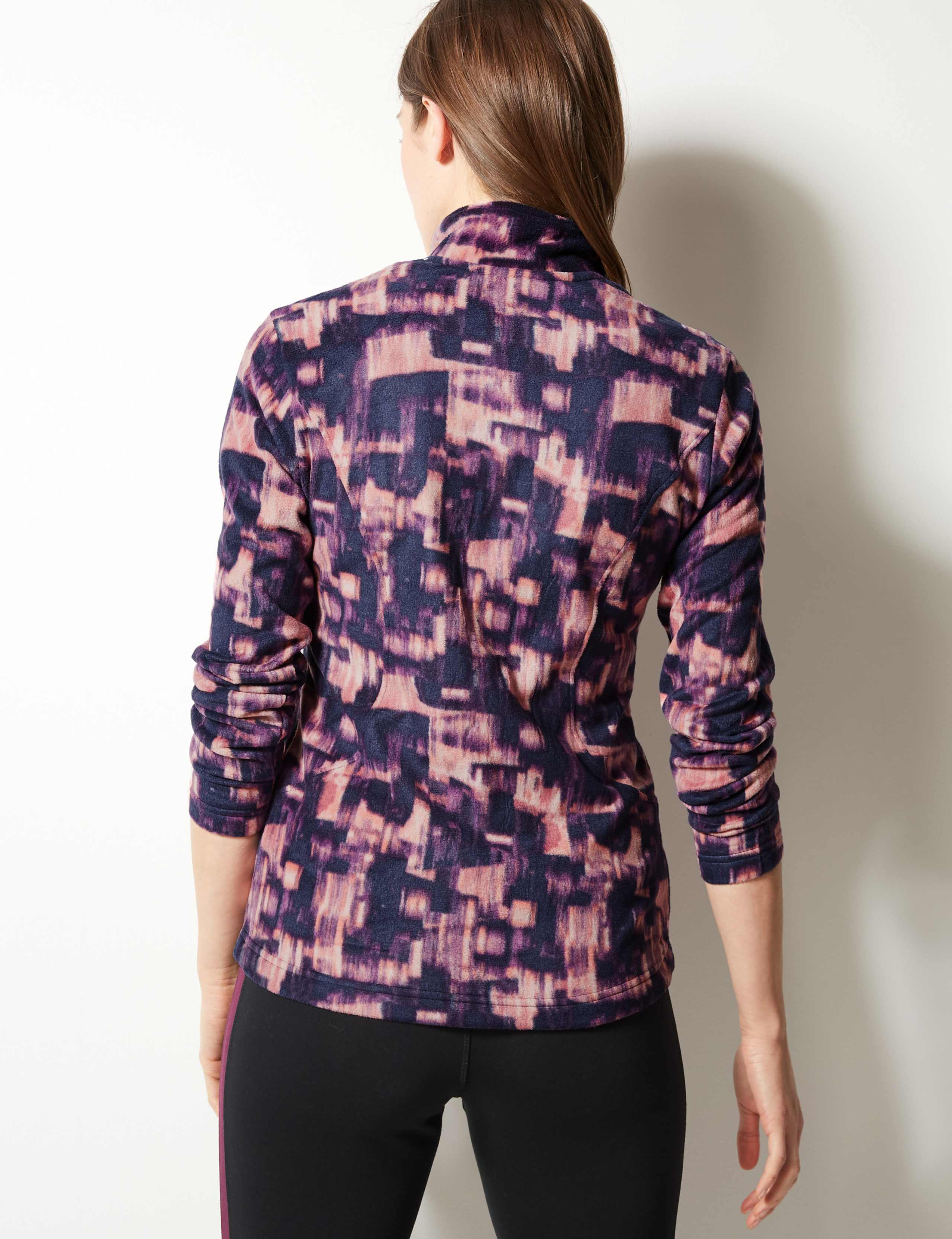 Printed Fleece Jacket 5 of 5