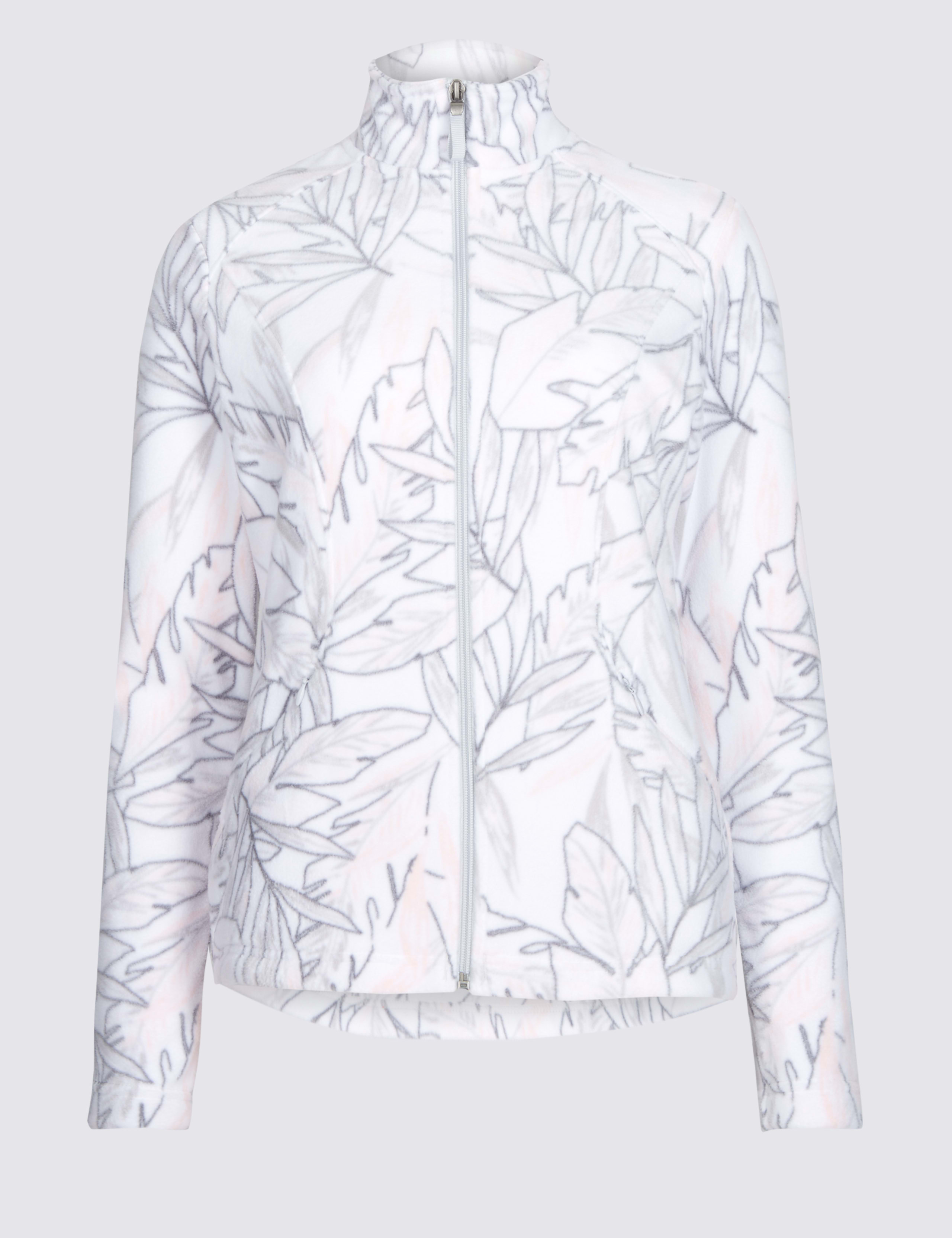Printed Fleece Jacket 2 of 5