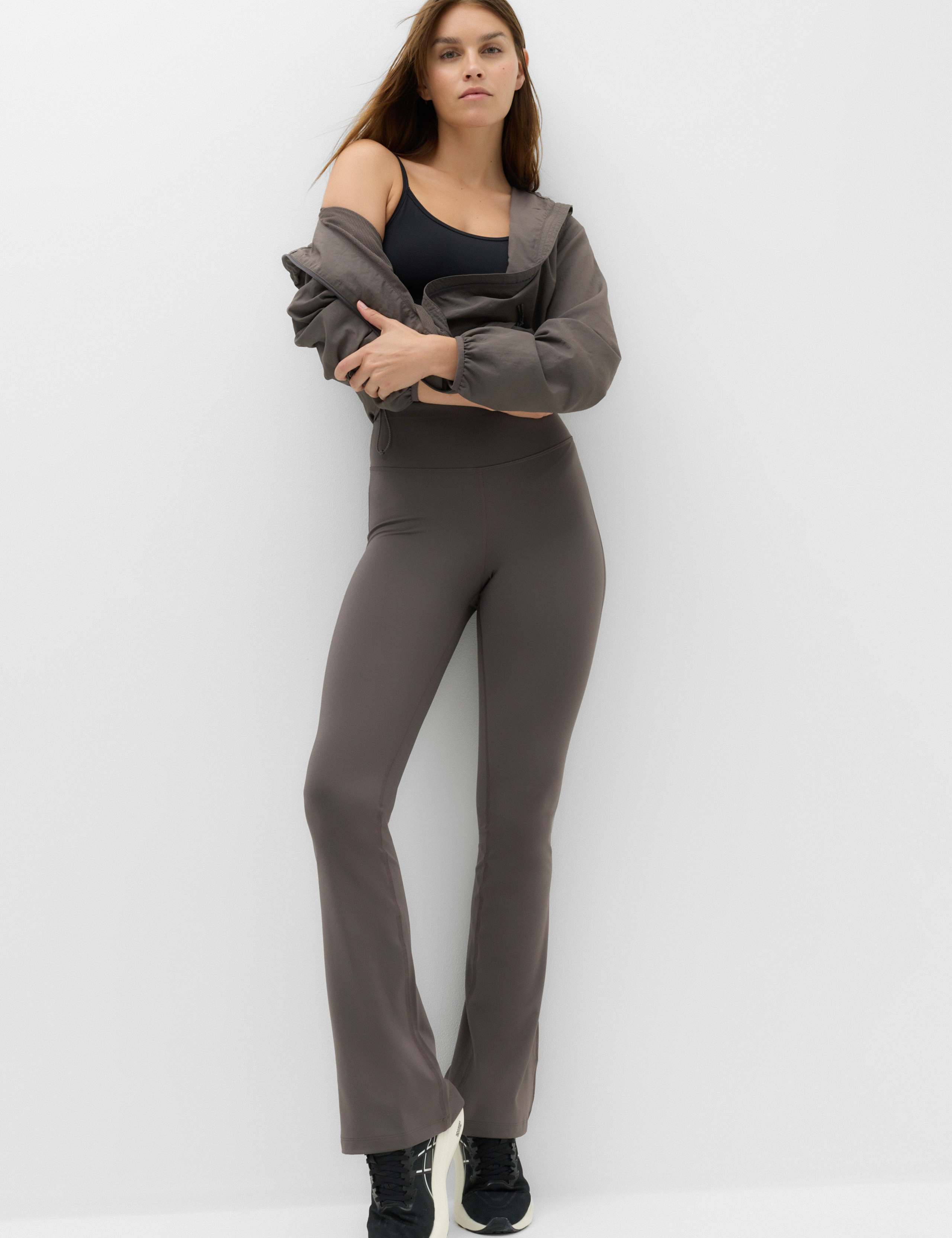Essential High Waisted Flared Leggings 1 of 6