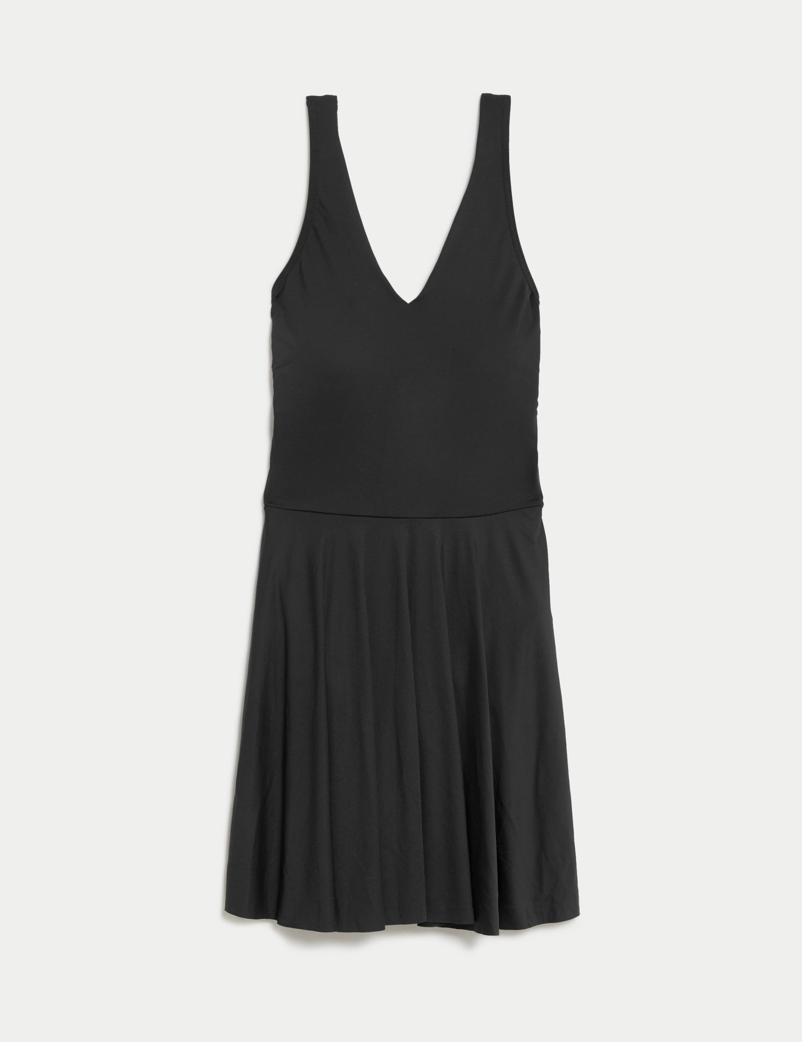 Padded V-Neck Swim Dress 2 of 6