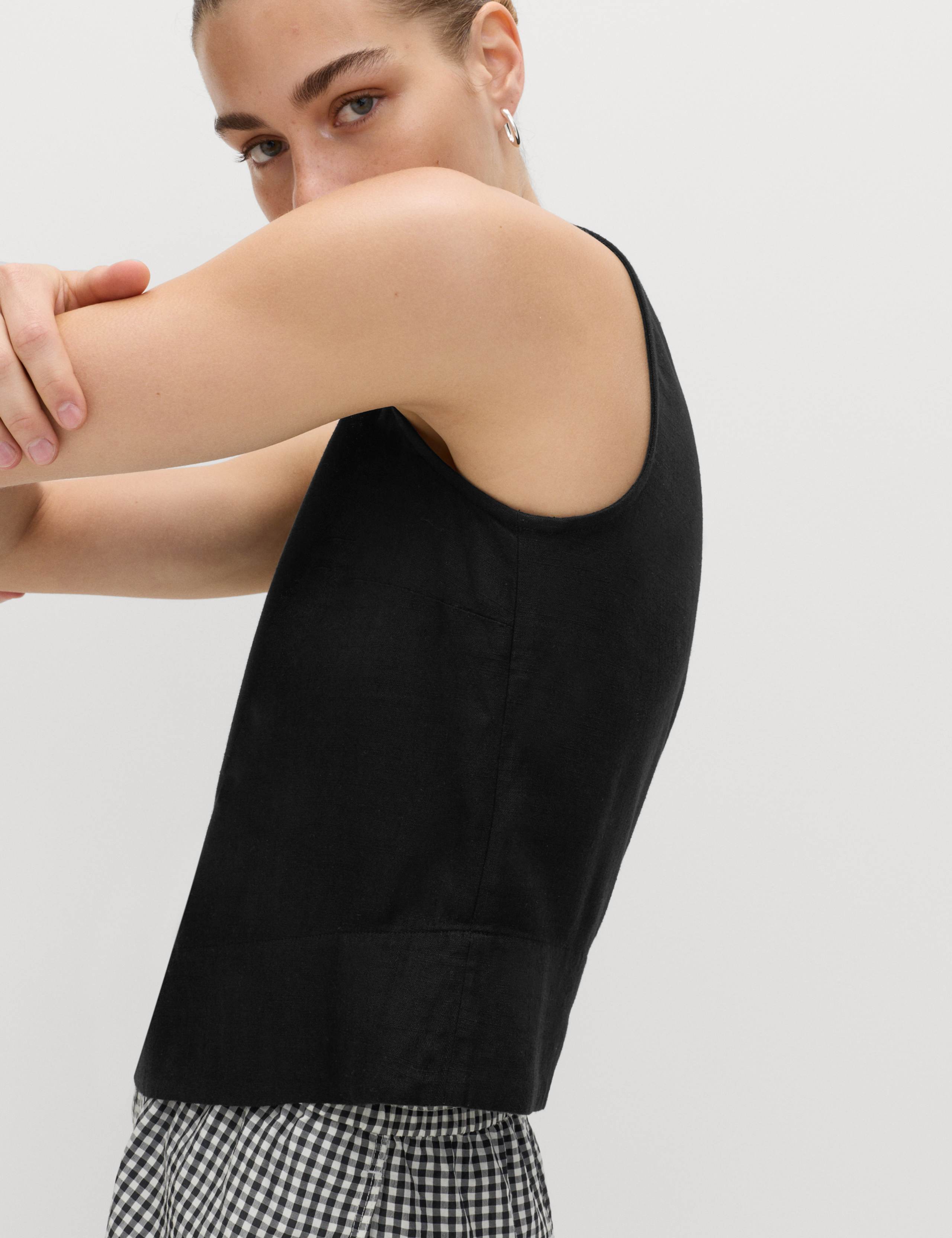 Vest with Linen 1 of 6