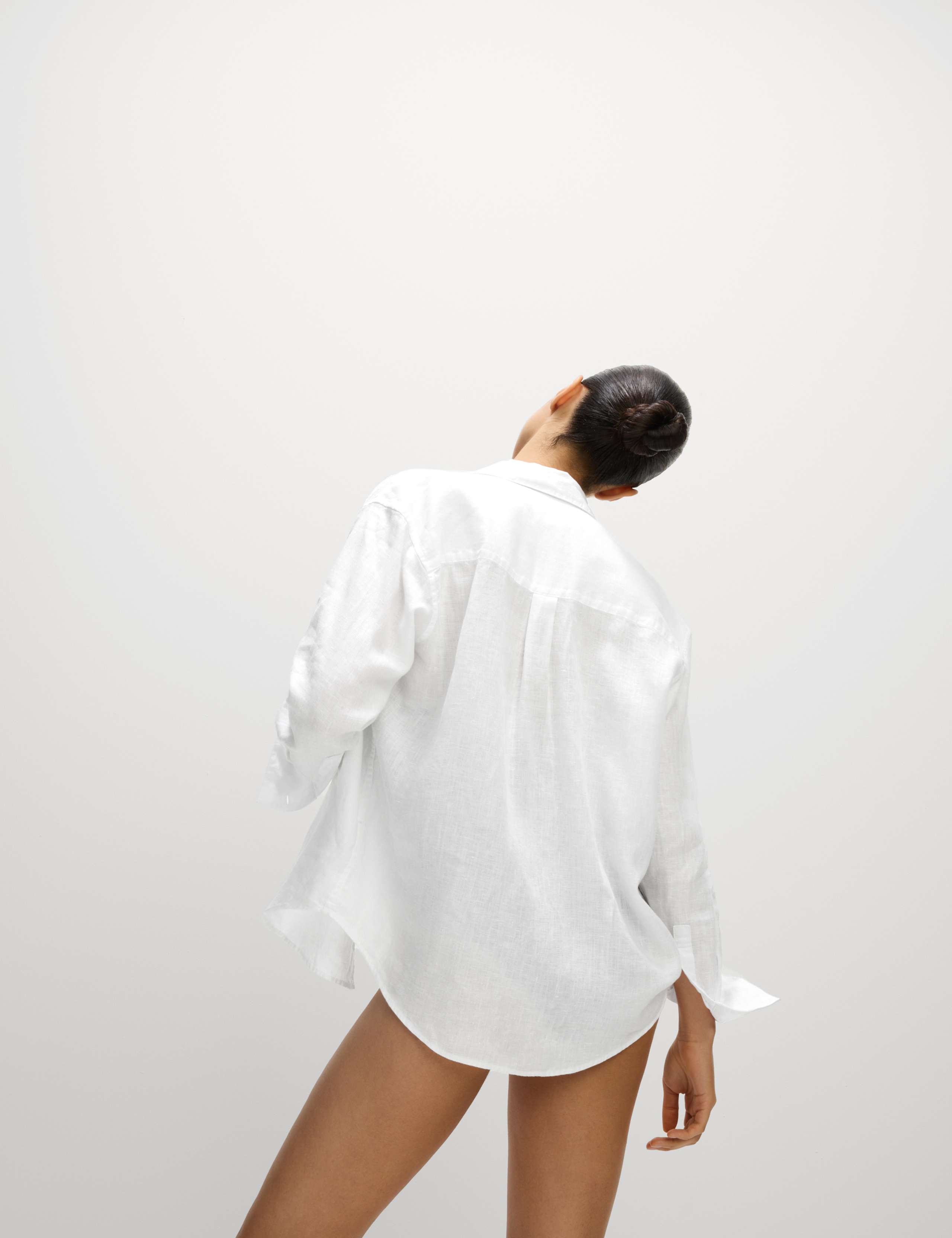 Pure Linen Oversized Girlfriend Style Shirt 3 of 7