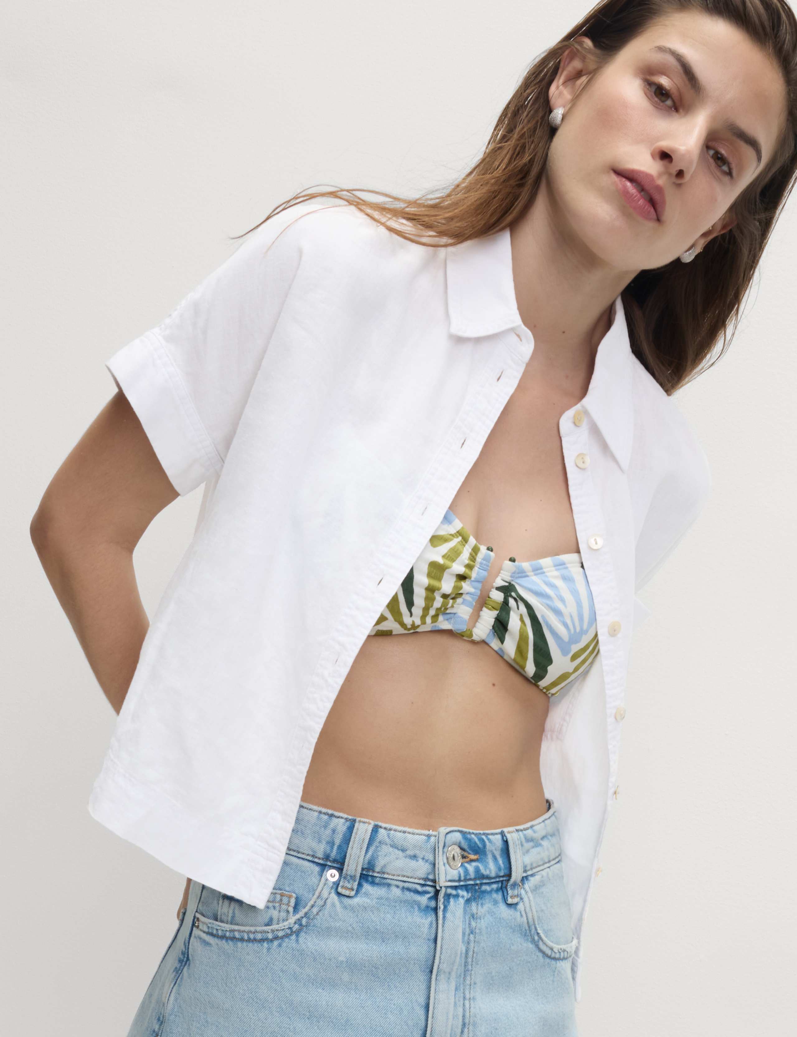 Linen Rich Collared Shirt 1 of 6