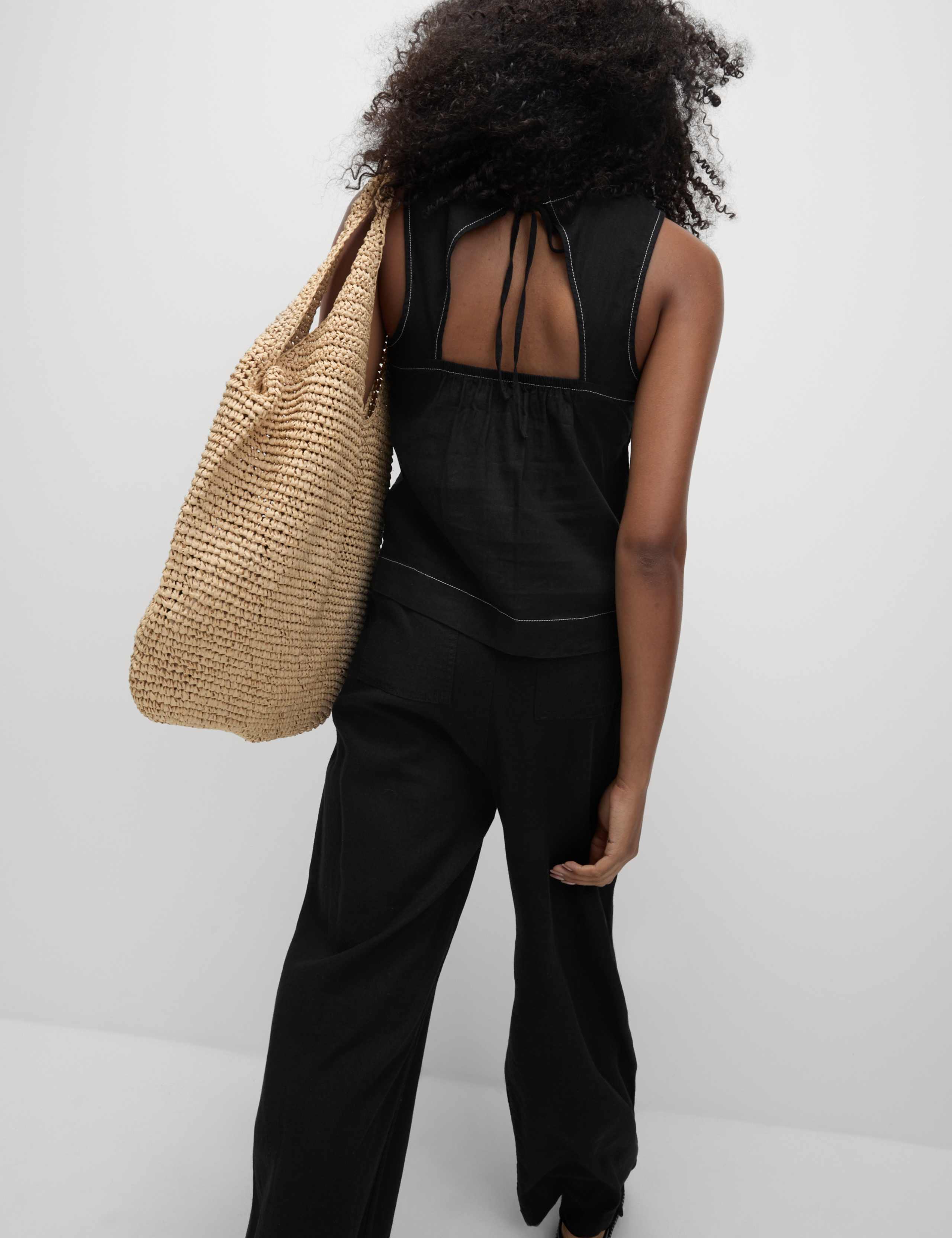Linen Rich Regular Fit Vest 4 of 5