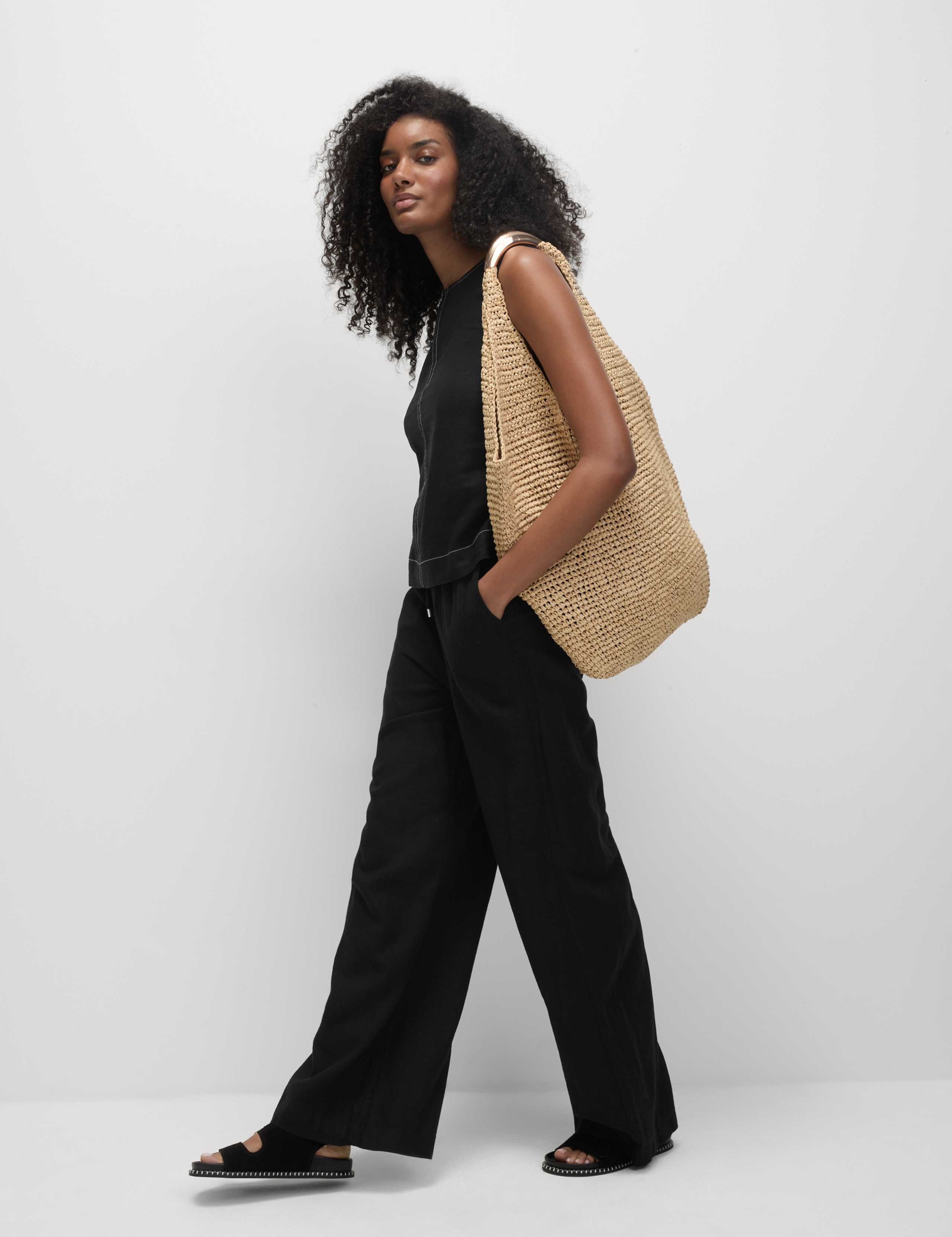Linen Rich Regular Fit Vest 5 of 5