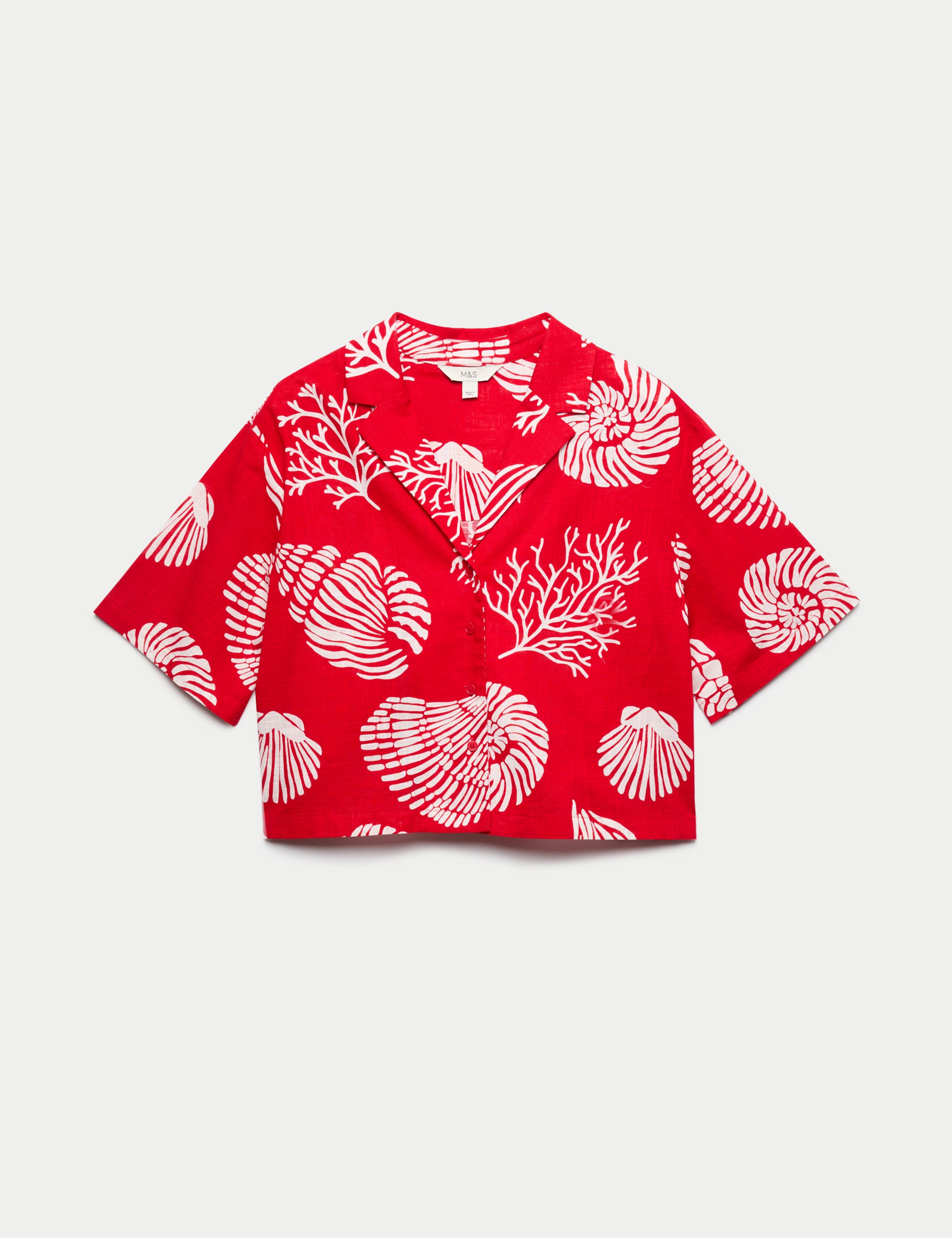 Pure Cotton Printed Beach Shirt 2 of 6