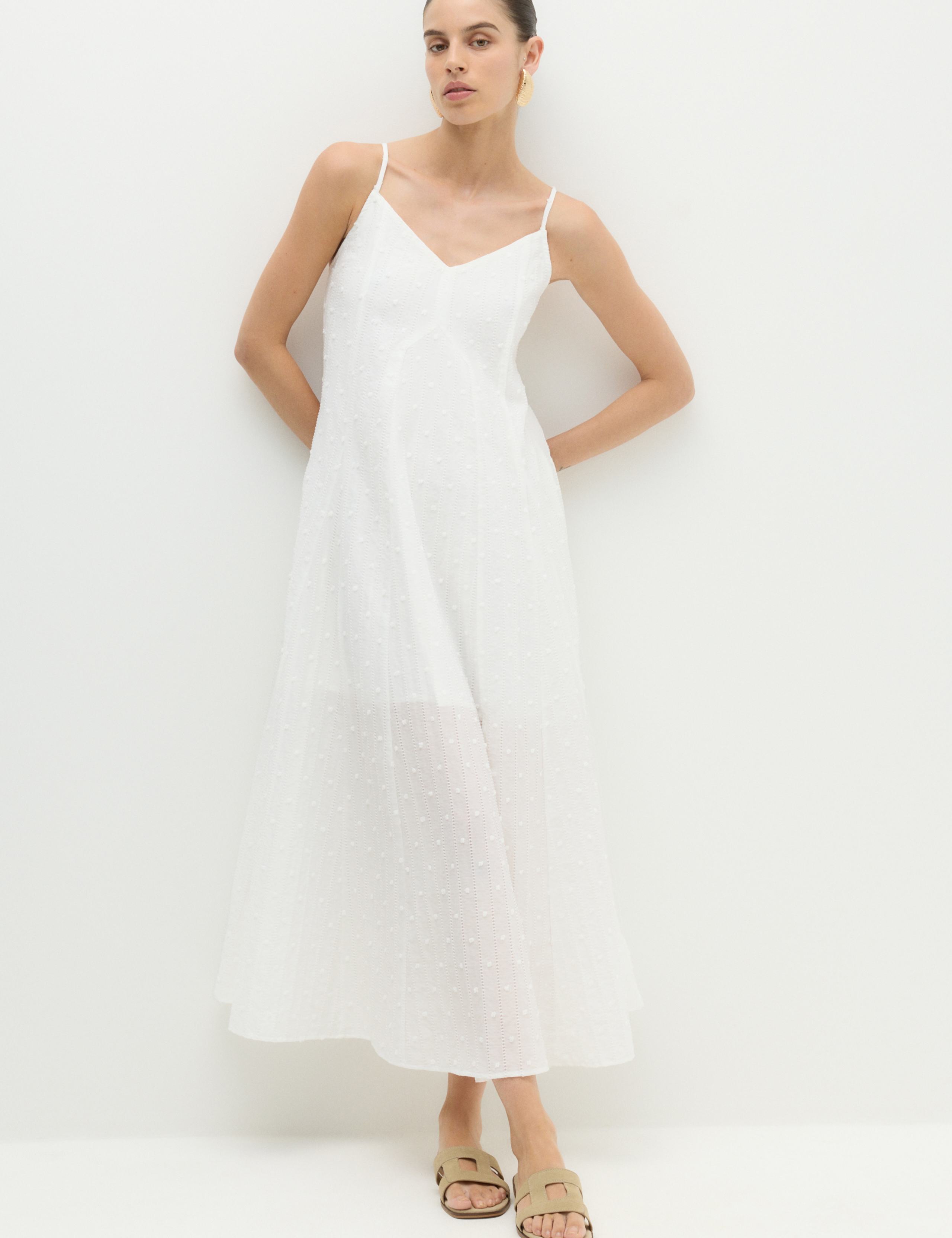 Textured Dobby Maxi Beach Dress 4 of 7