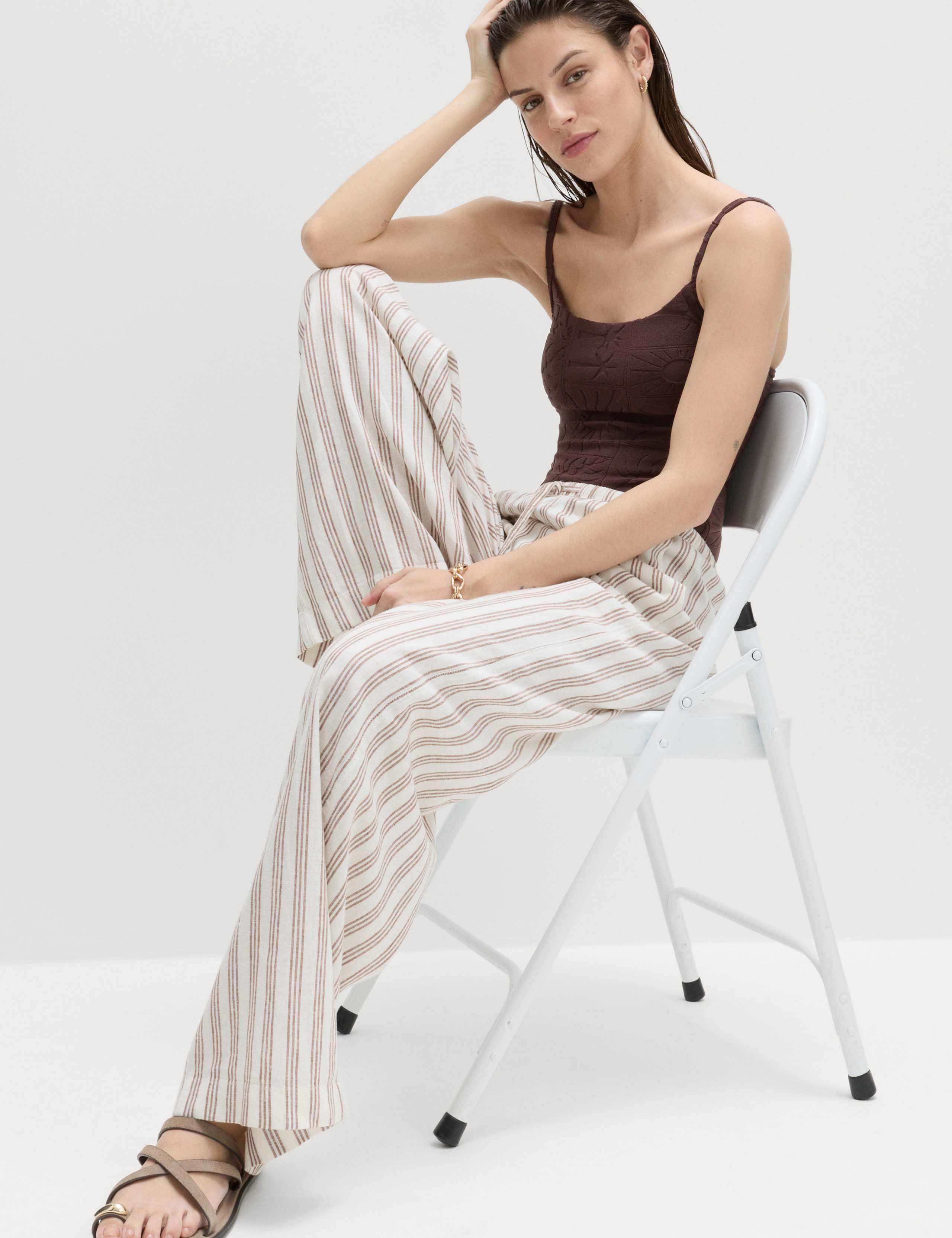 Printed Towelling Textured Padded Swimsuit 1 of 5