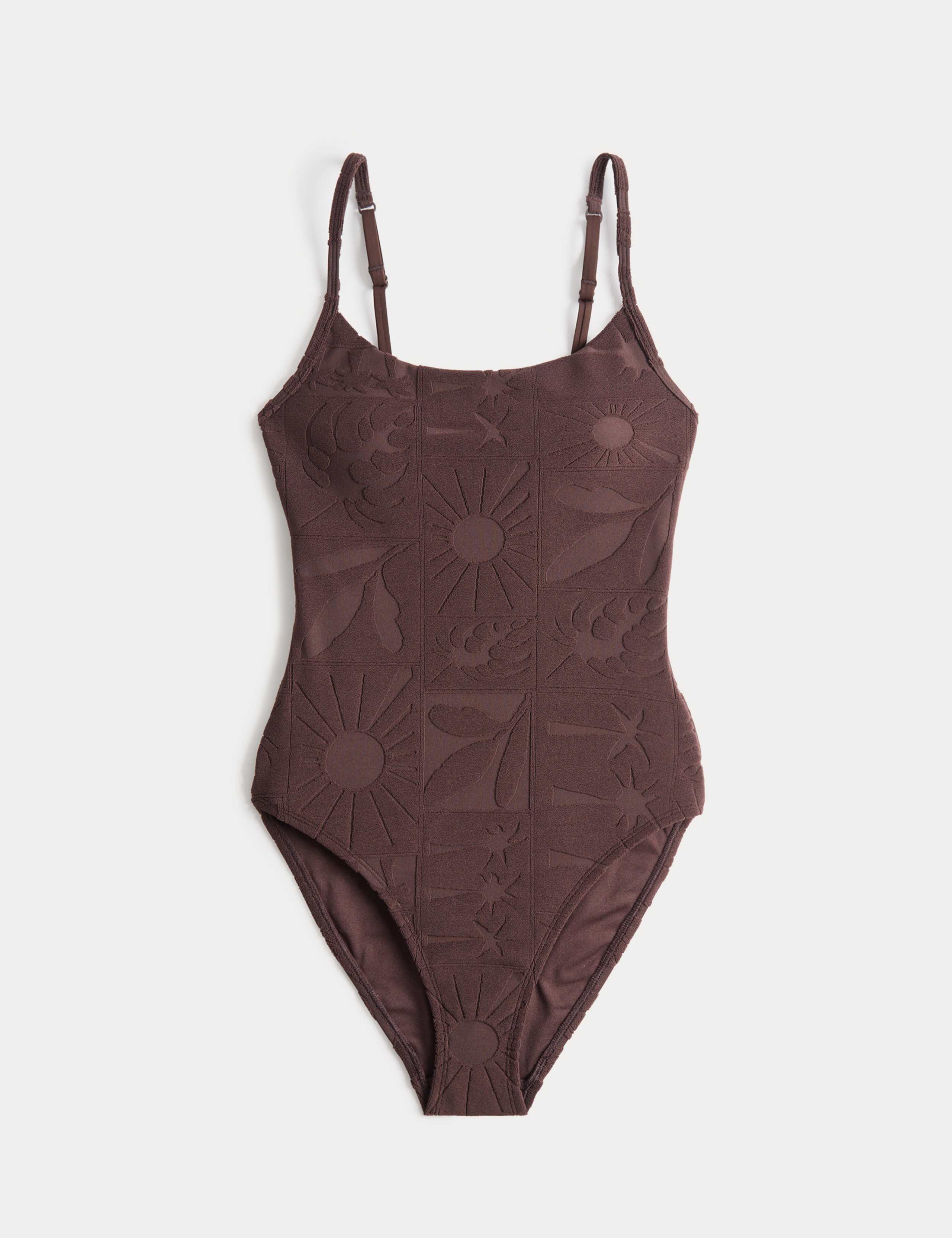 Printed Towelling Textured Padded Swimsuit 2 of 5