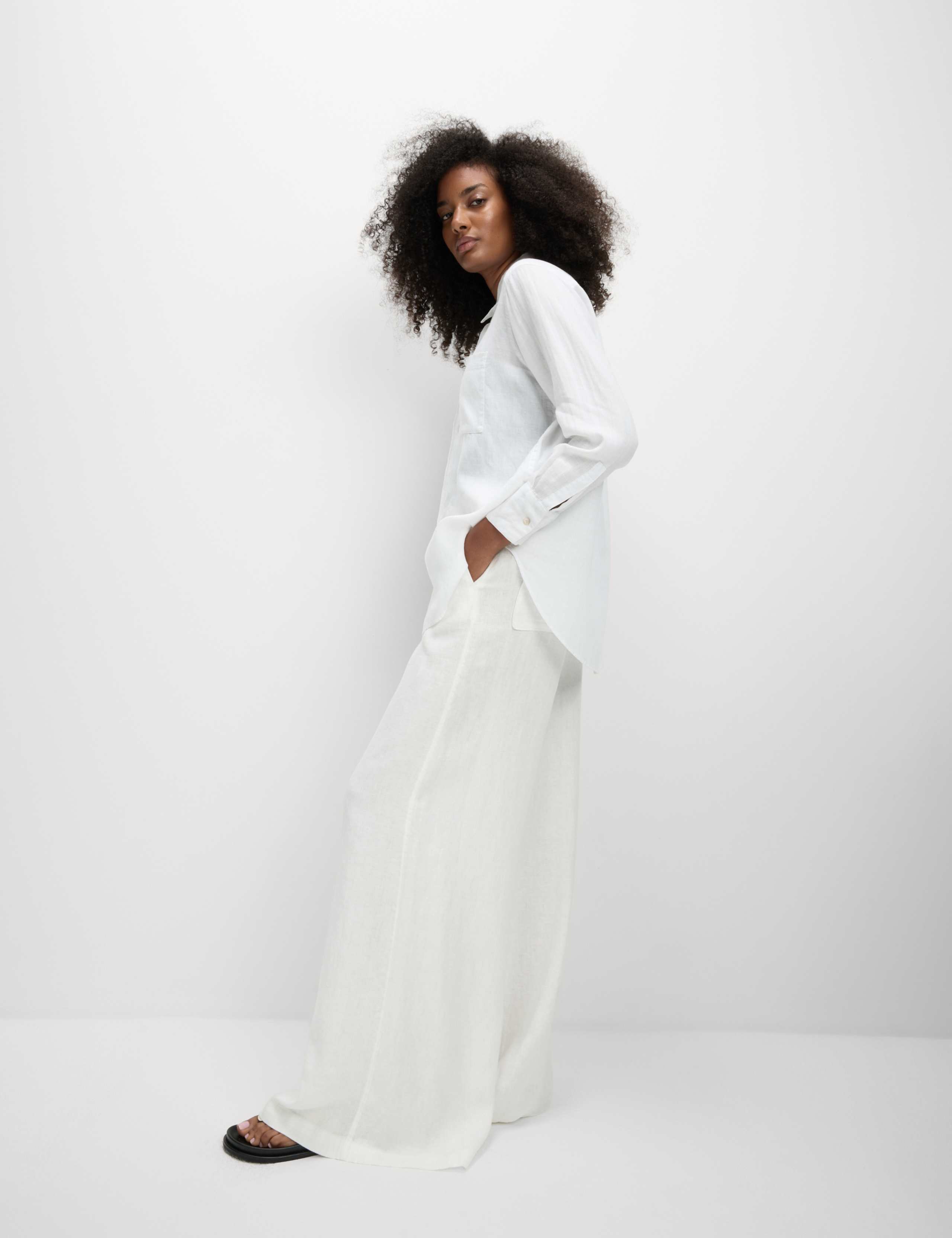 Pure Linen Relaxed Shirt 3 of 5