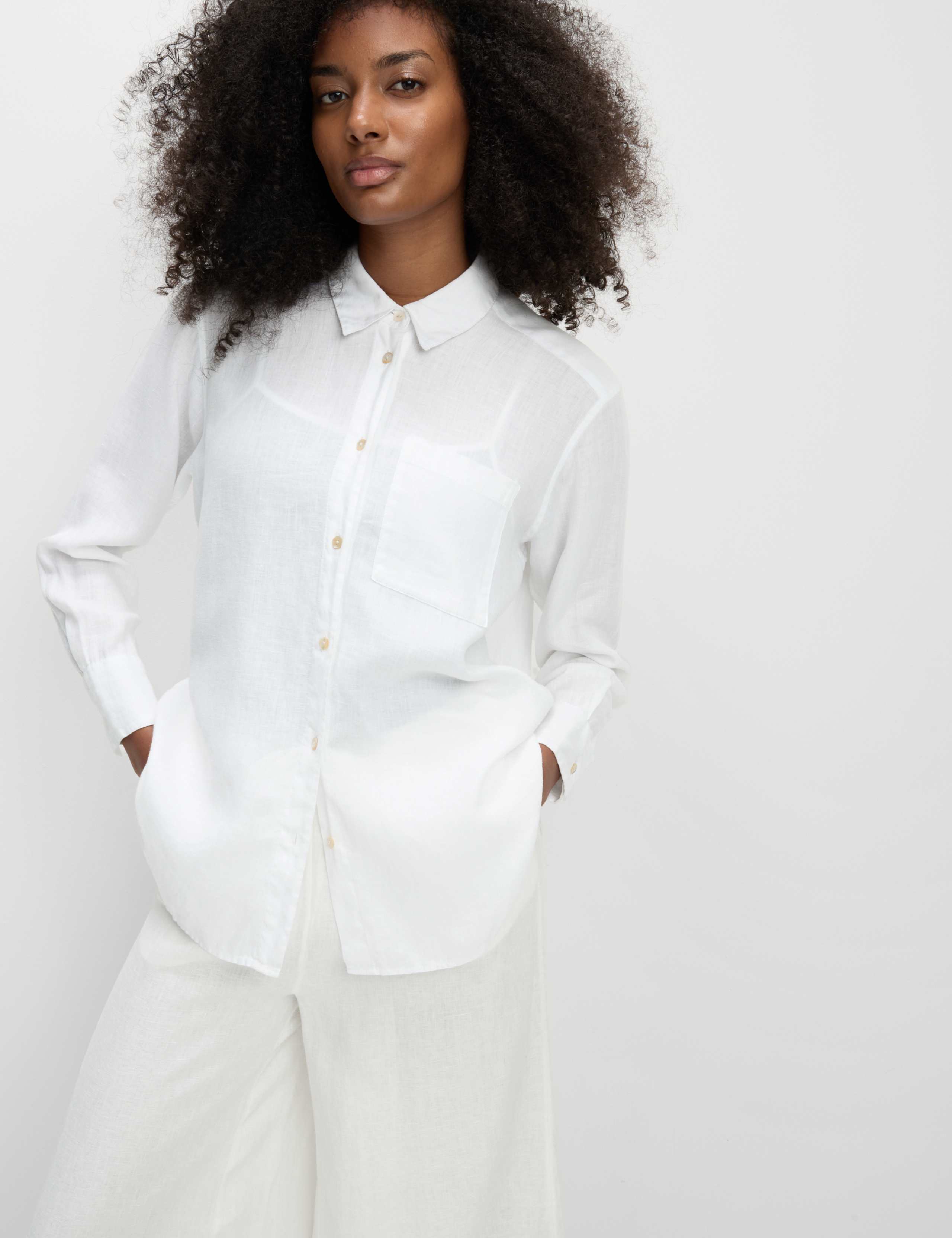 Pure Linen Relaxed Shirt 4 of 5