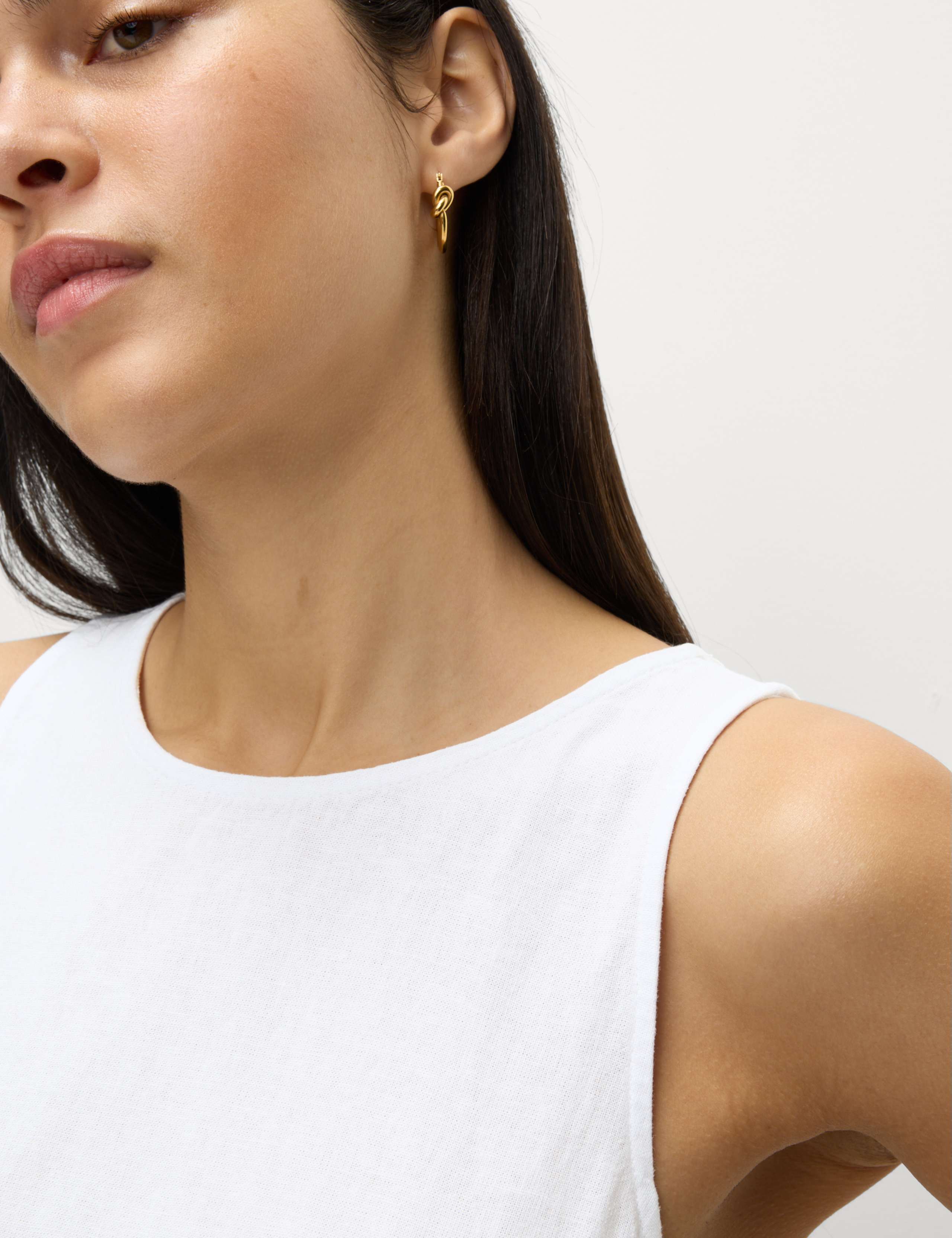 Linen Rich Round Neck Mini Shift Dress 5 of 6