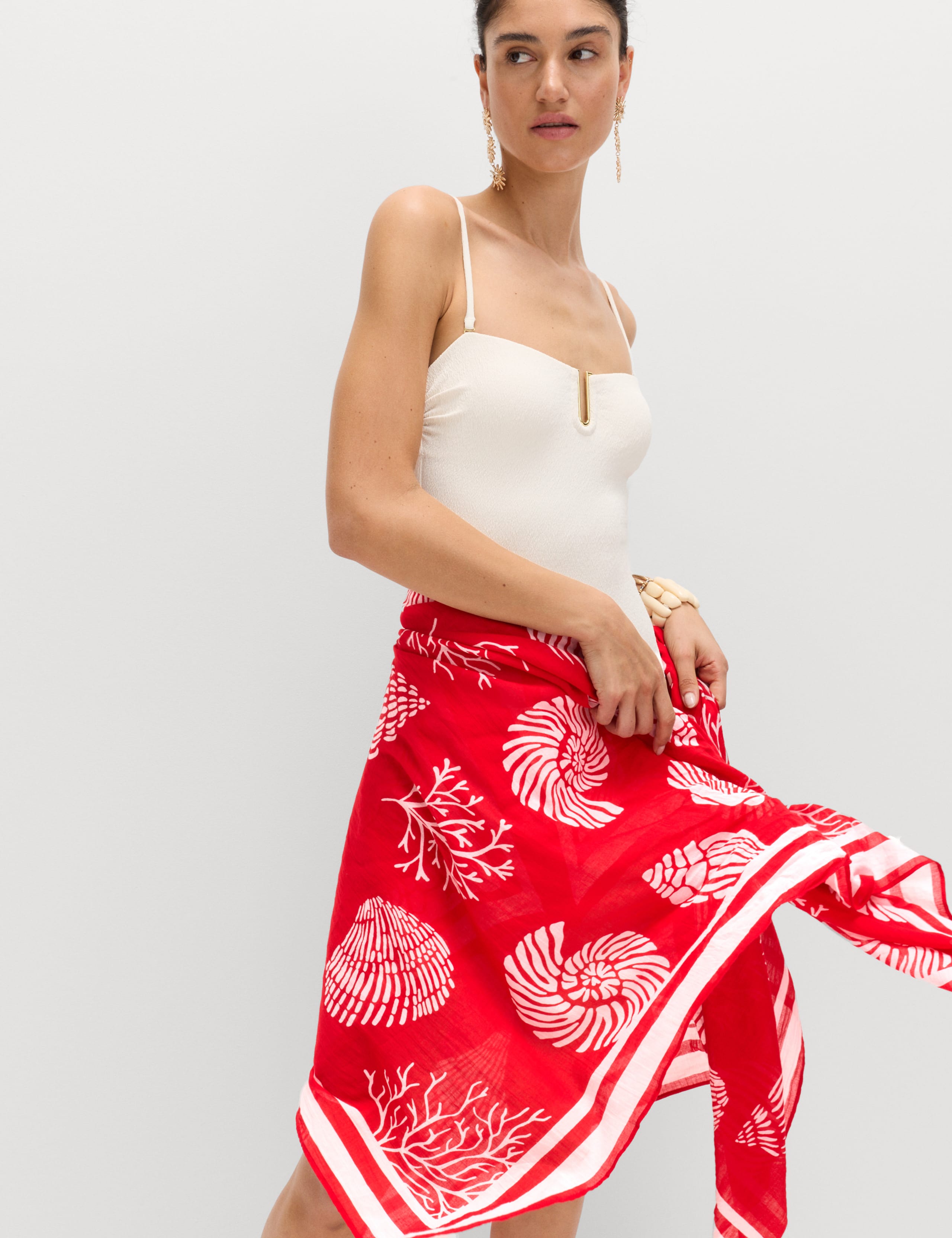 Pure Cotton Printed Sarong 1 of 5