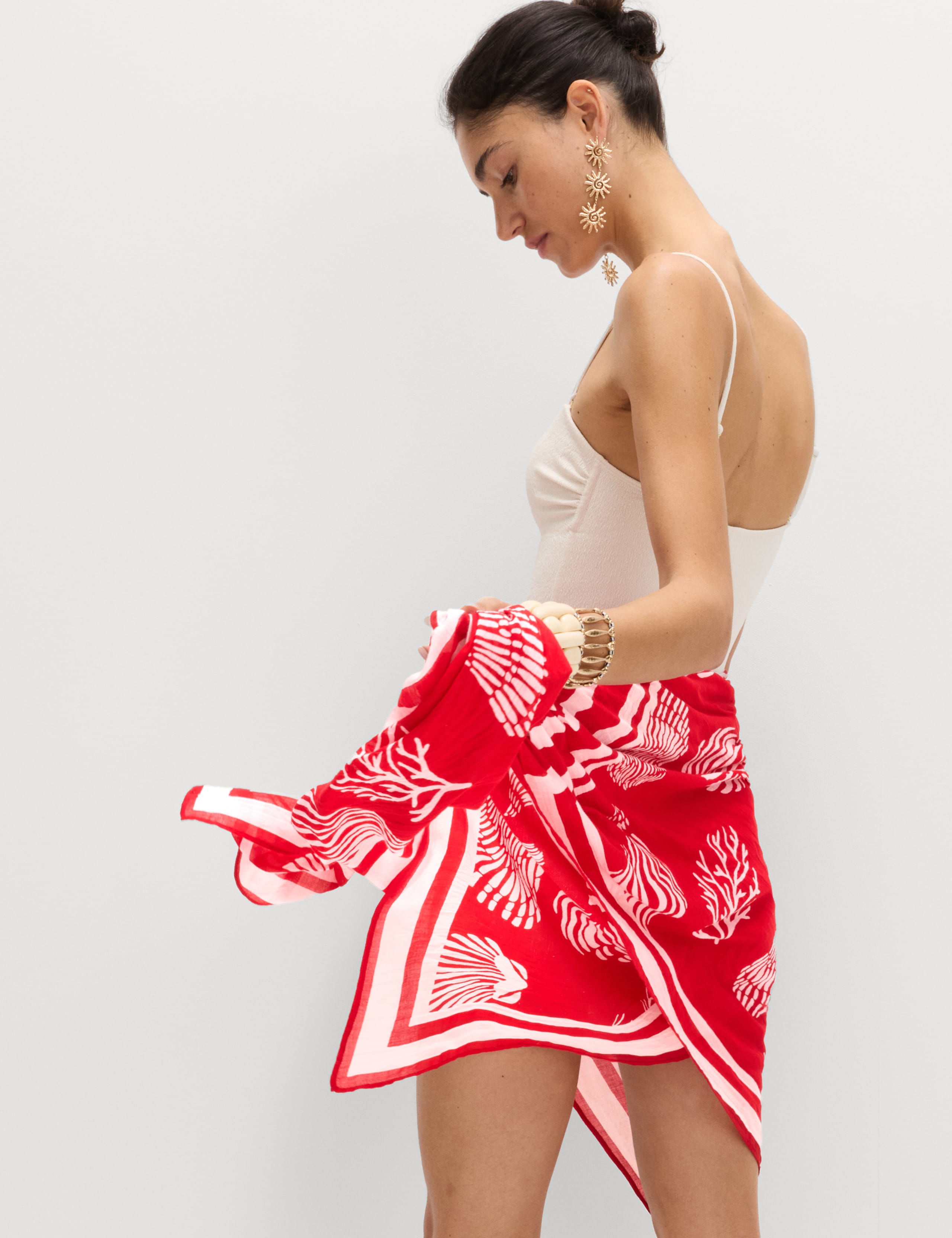 Pure Cotton Printed Sarong 3 of 5