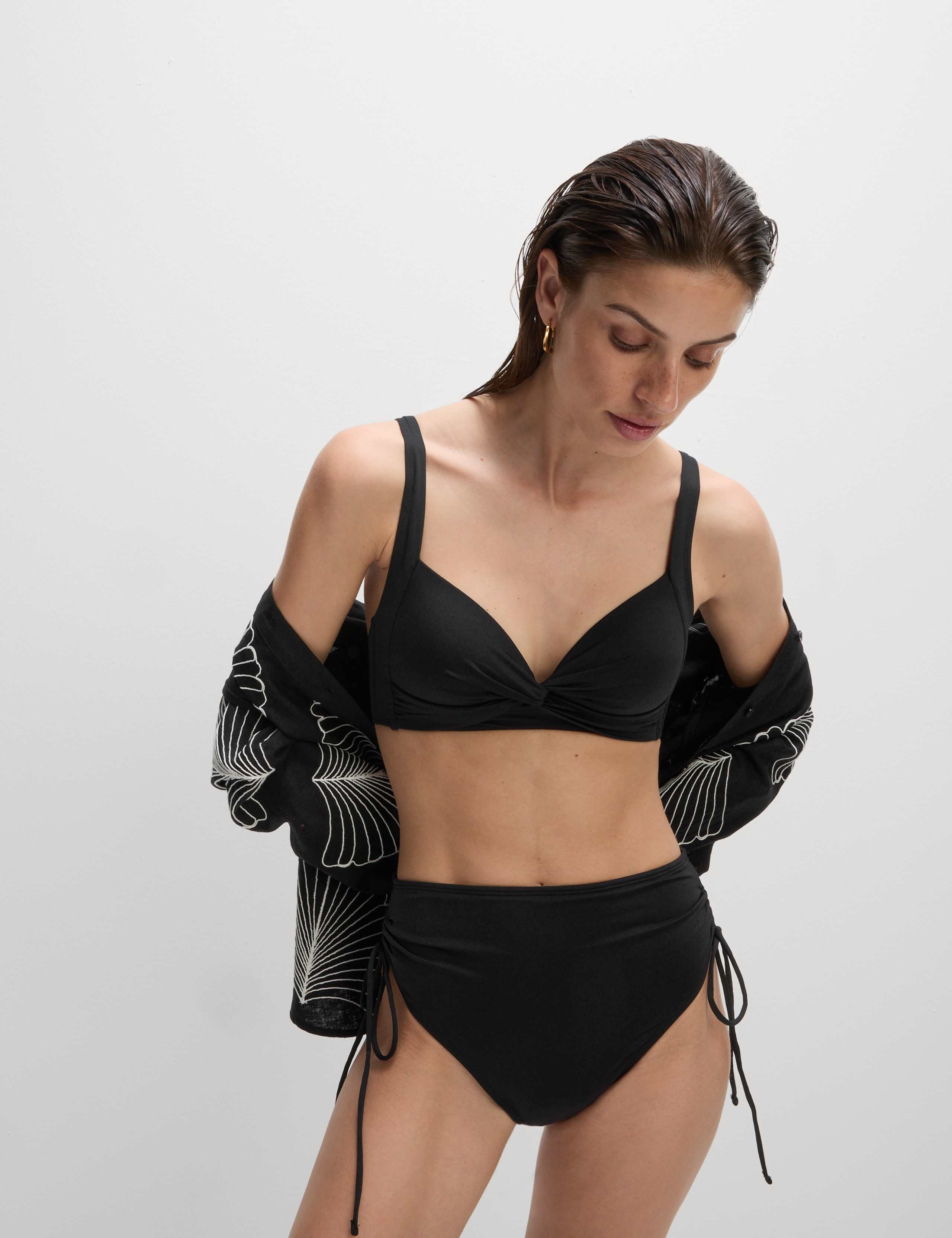 Tummy Control High Waisted Bikini Bottoms 6 of 6