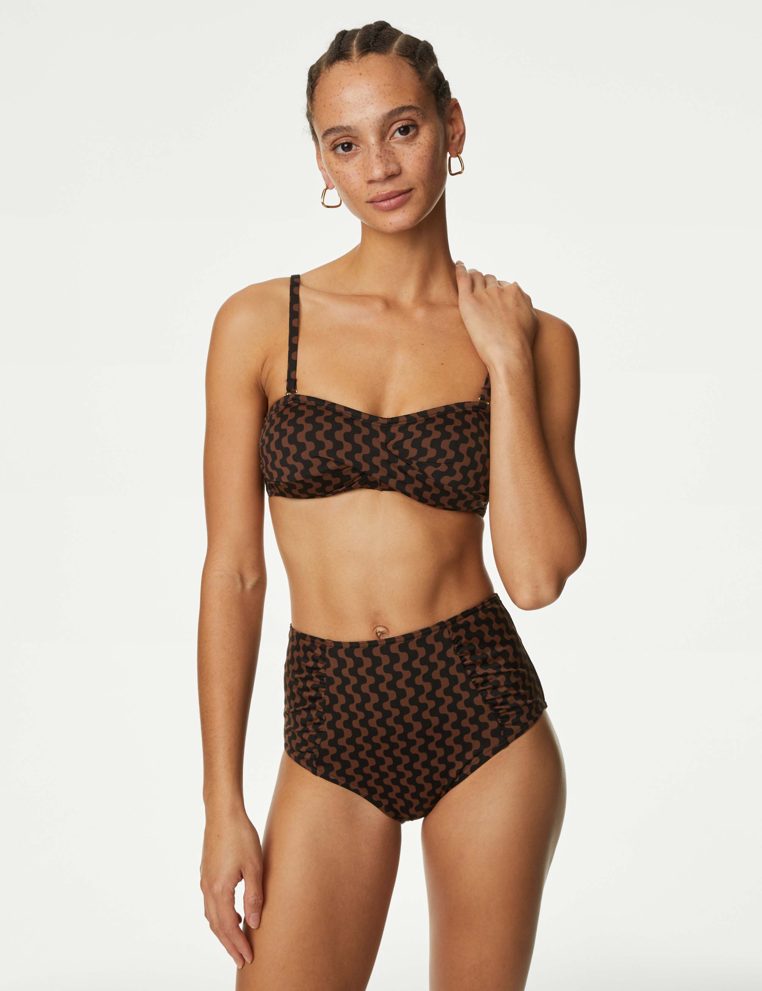 Printed Padded Bandeau Bikini Top 5 of 6