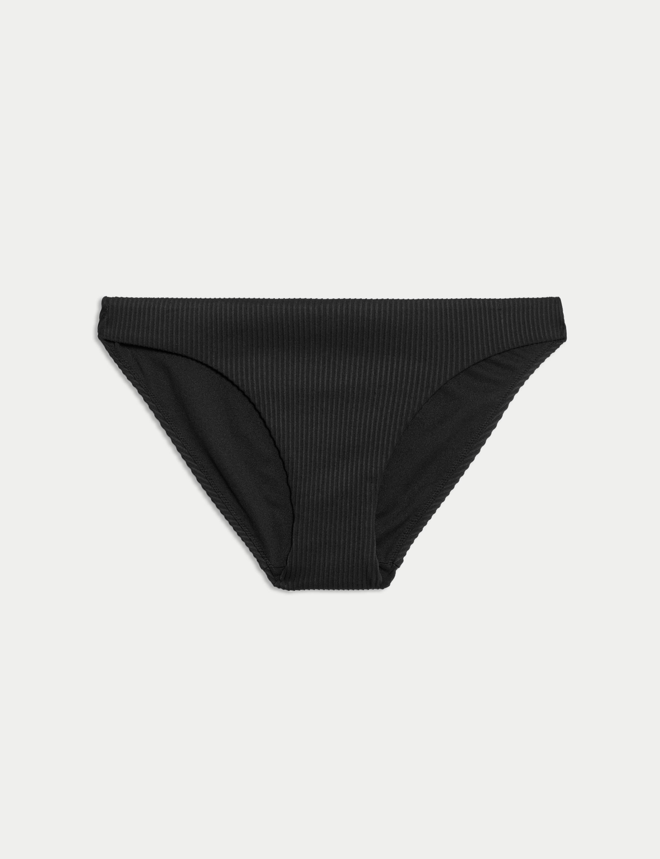 Ribbed High Leg Bikini Bottoms 2 of 5