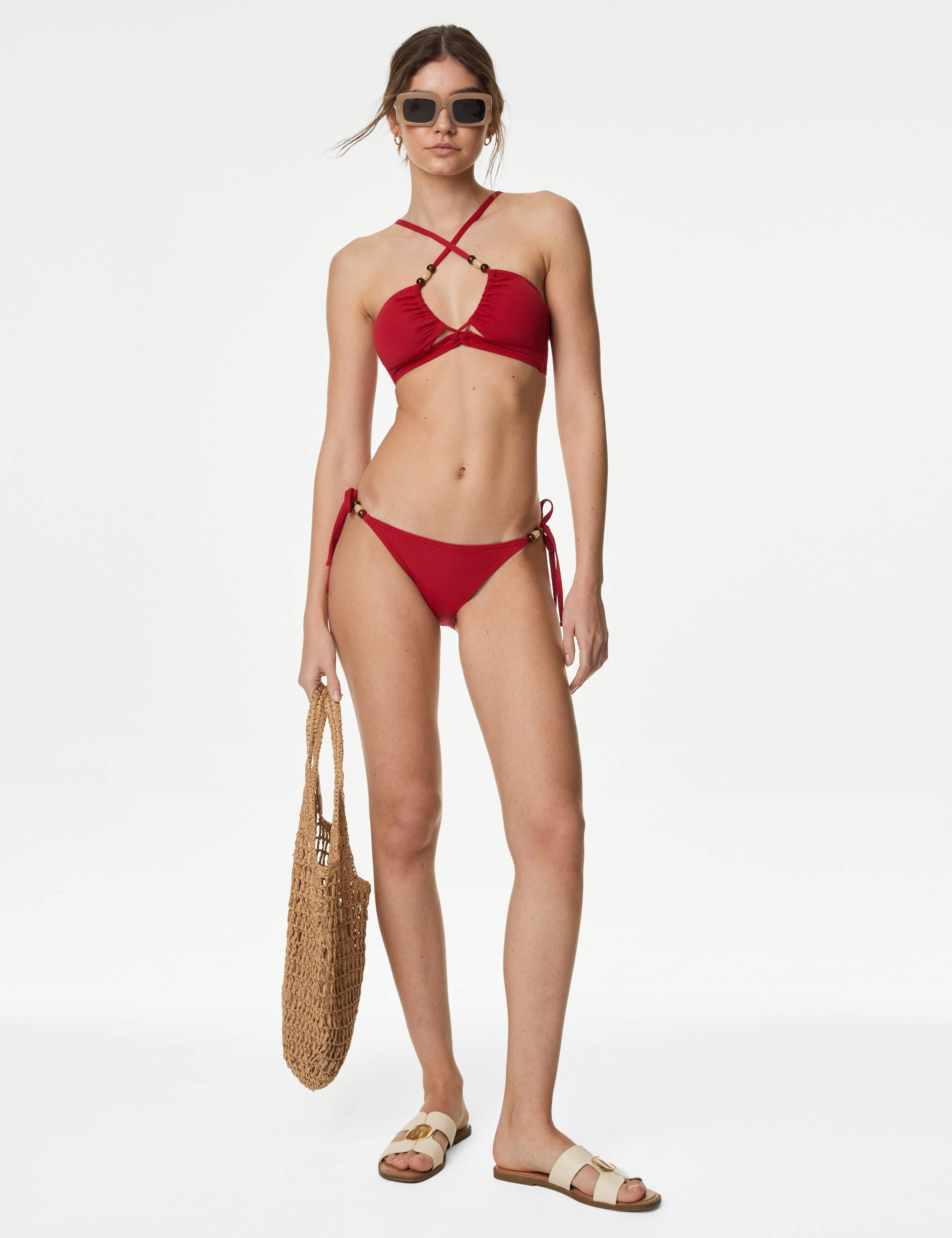 Cut Out Halterneck Bikini Top 1 of 5