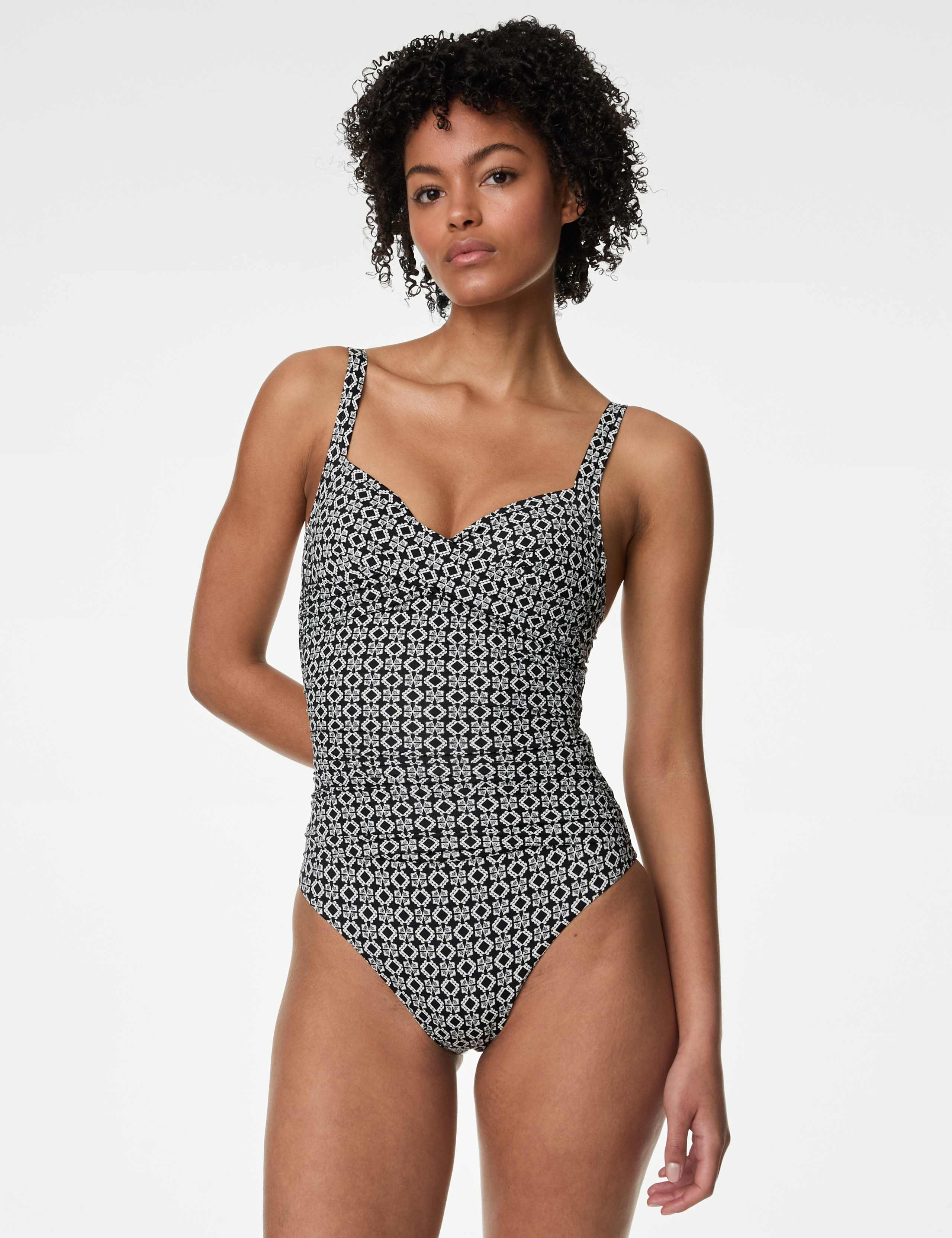 2pk 360 Tummy Control Plunge Swimsuits 4 of 5