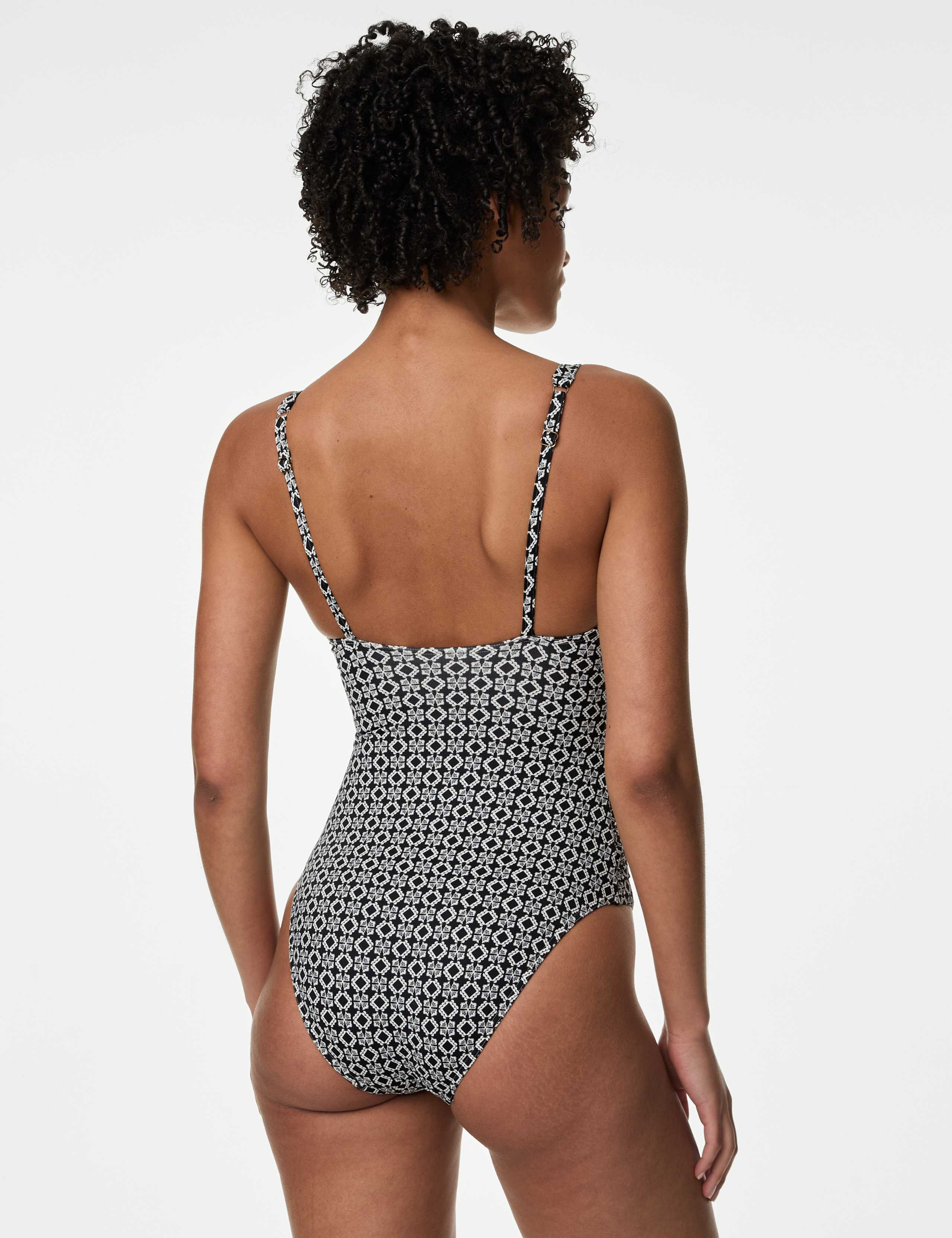 2pk 360 Tummy Control Plunge Swimsuits 5 of 5