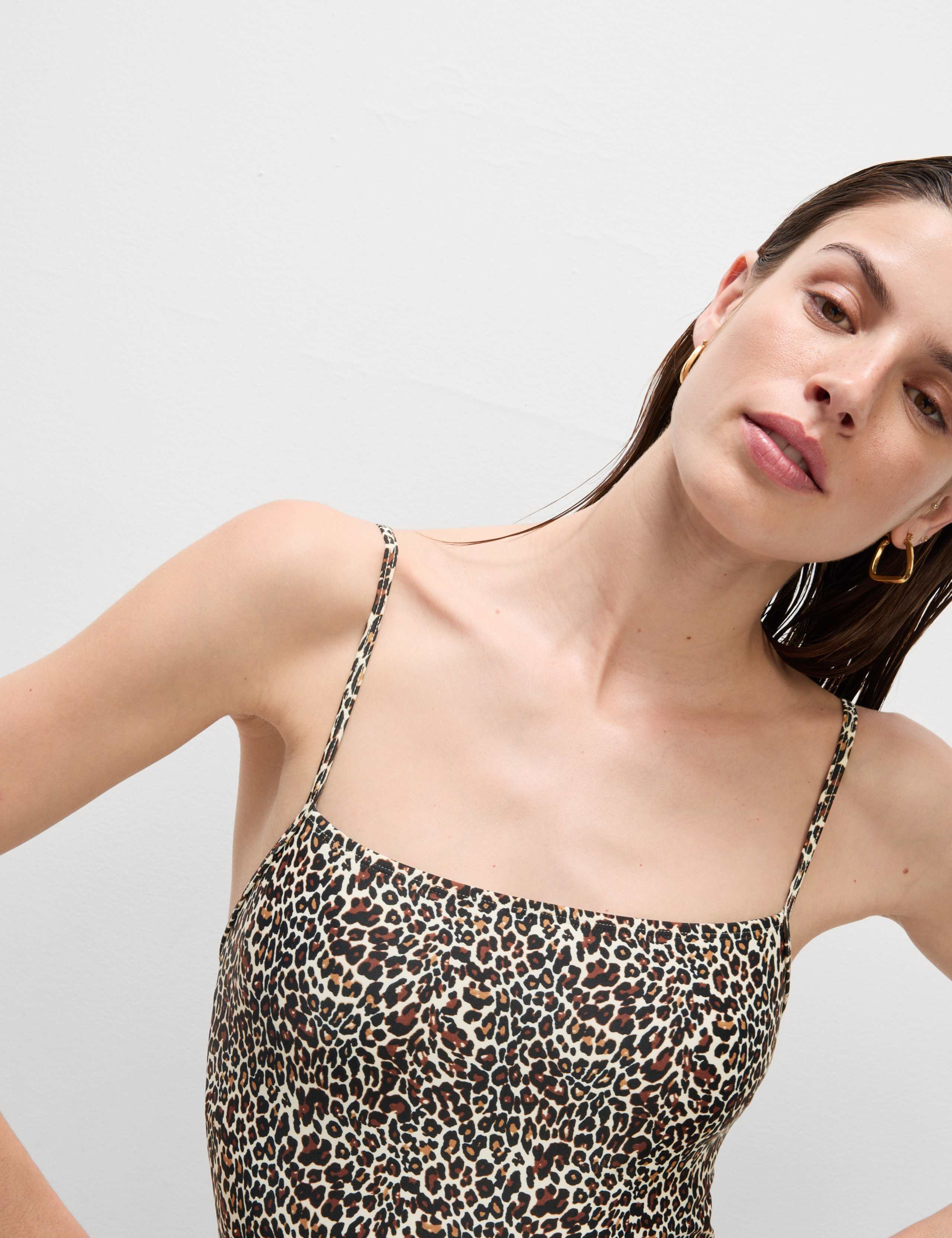 Printed Square Neck Swimsuit 5 of 7