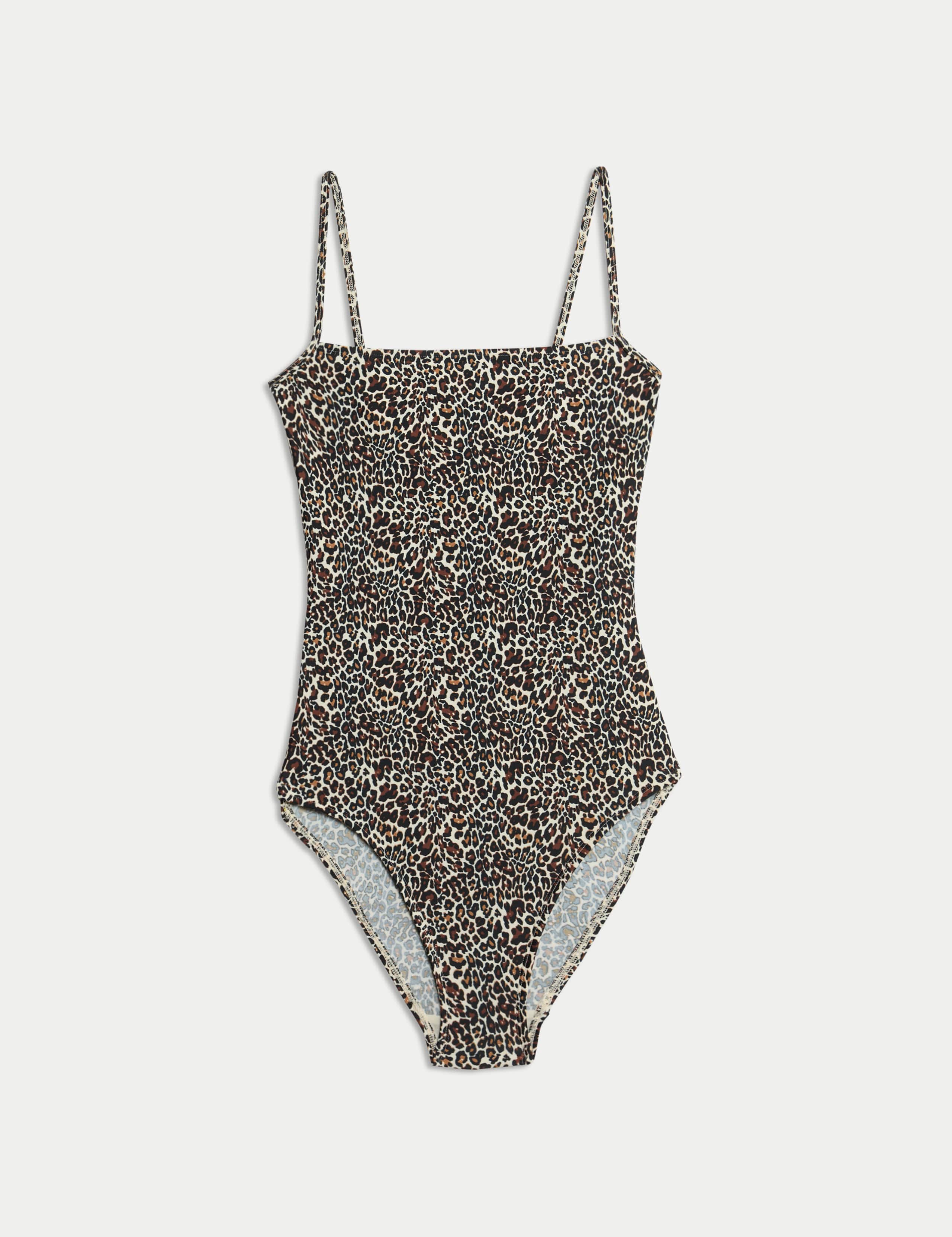 Printed Square Neck Swimsuit 2 of 7