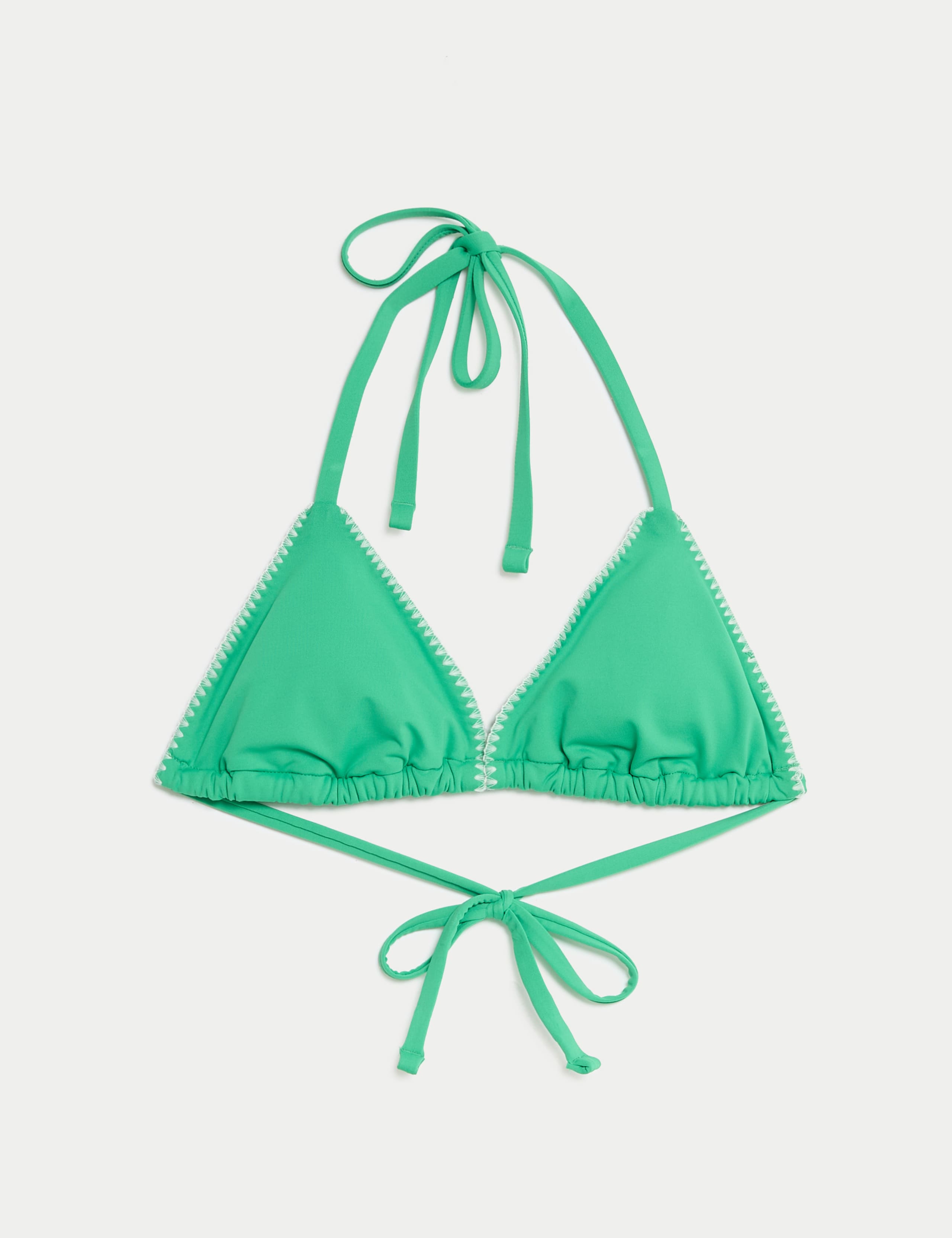Crochet Stitch Triangle Bikini Top 2 of 5
