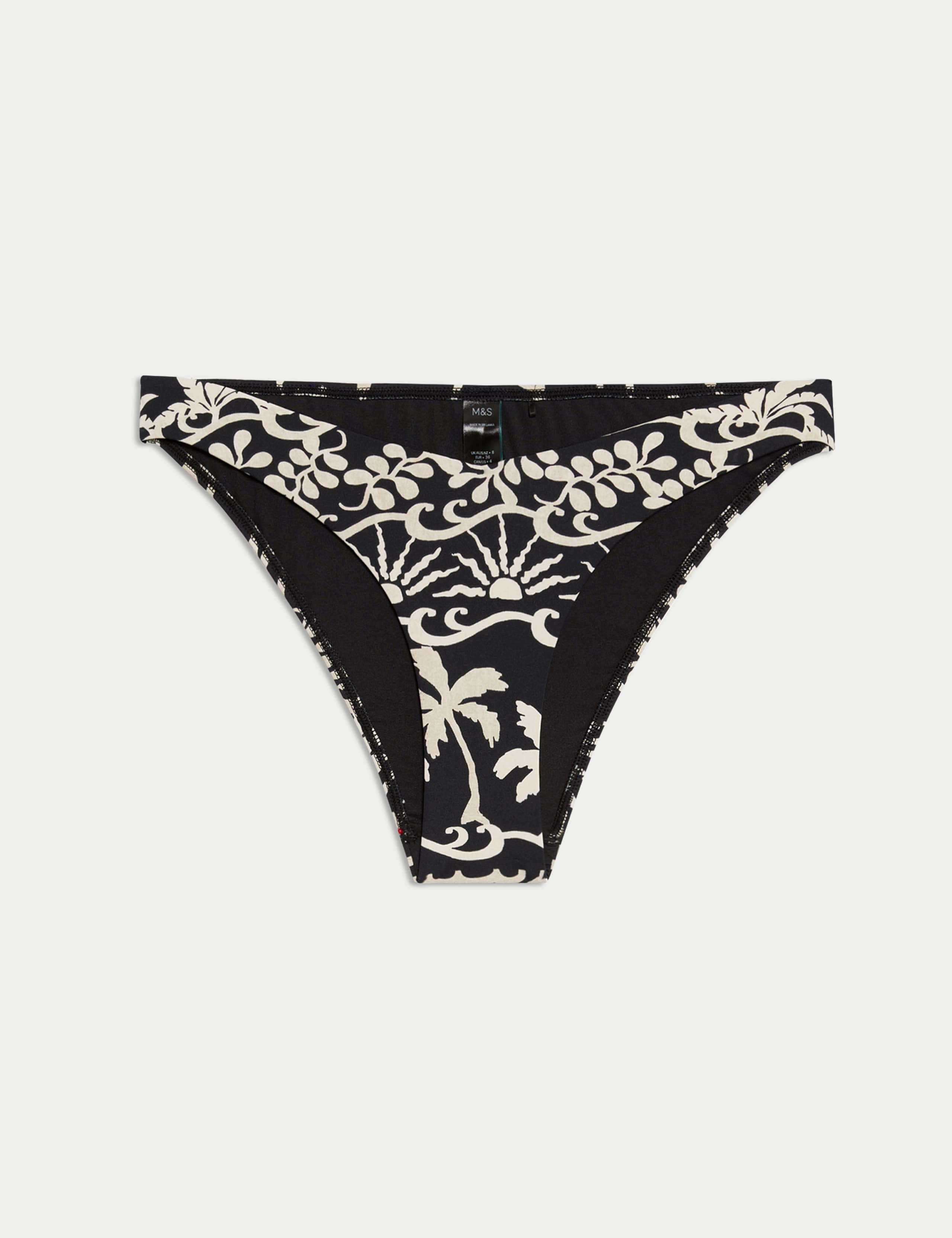 Printed High Leg Bikini Bottoms 2 of 6