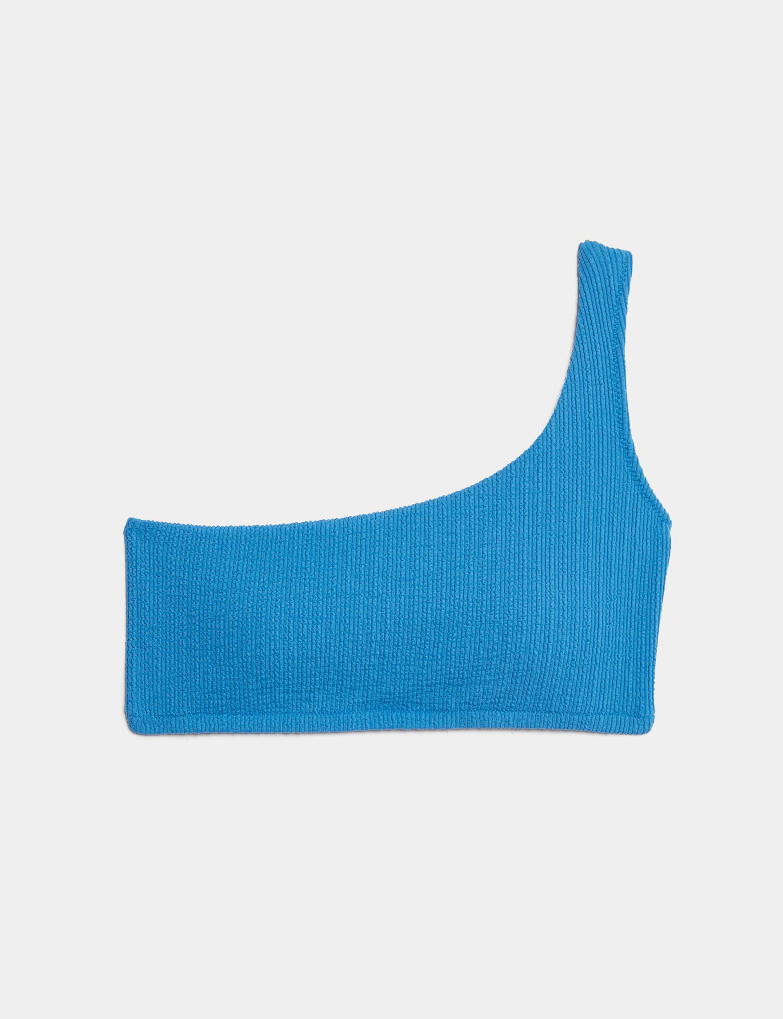 Textured One Shoulder Bikini Top 2 of 5