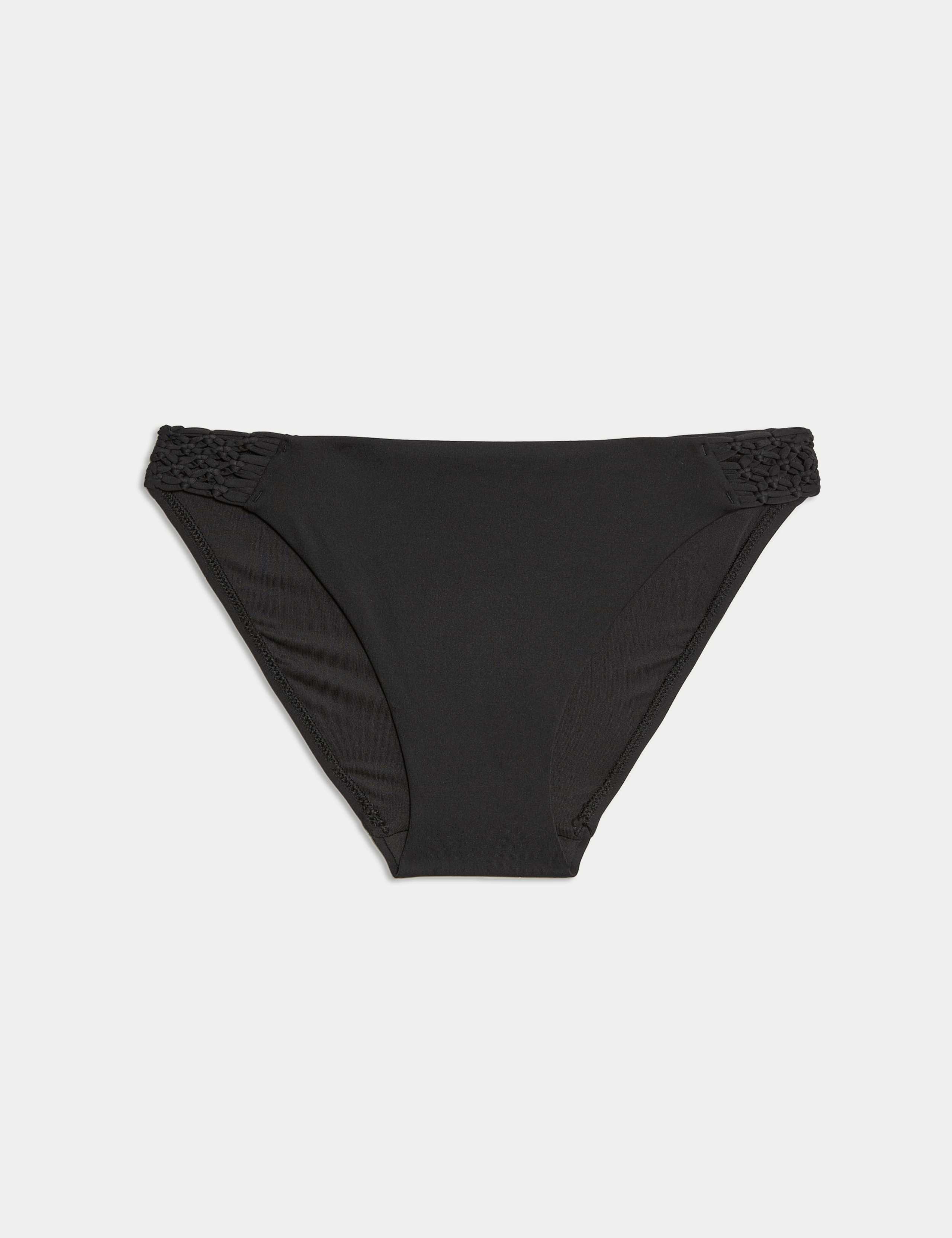 Macrame Detail High Leg Bikini Bottoms 2 of 6