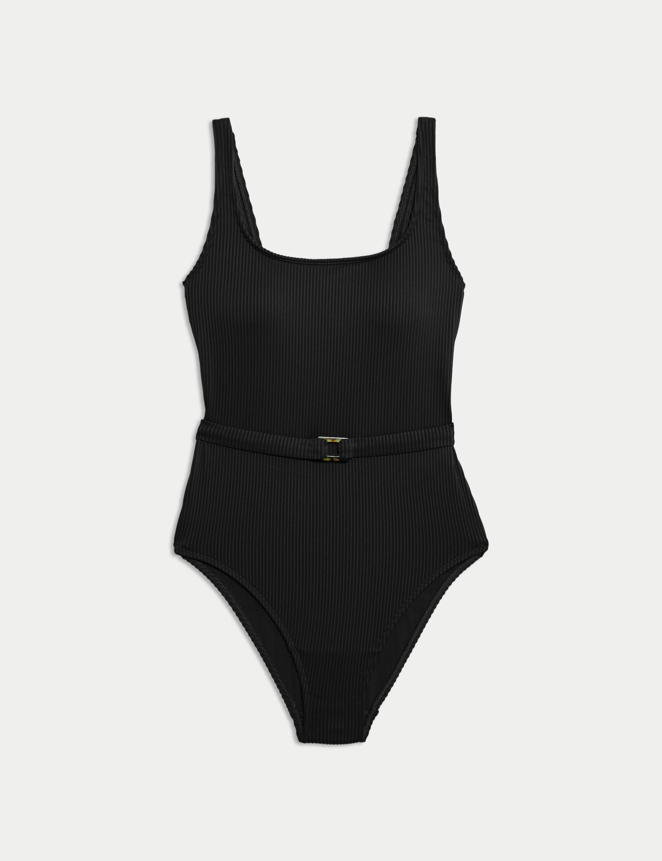 Post surgery Tummy Control Belted Swimsuit 2 of 5