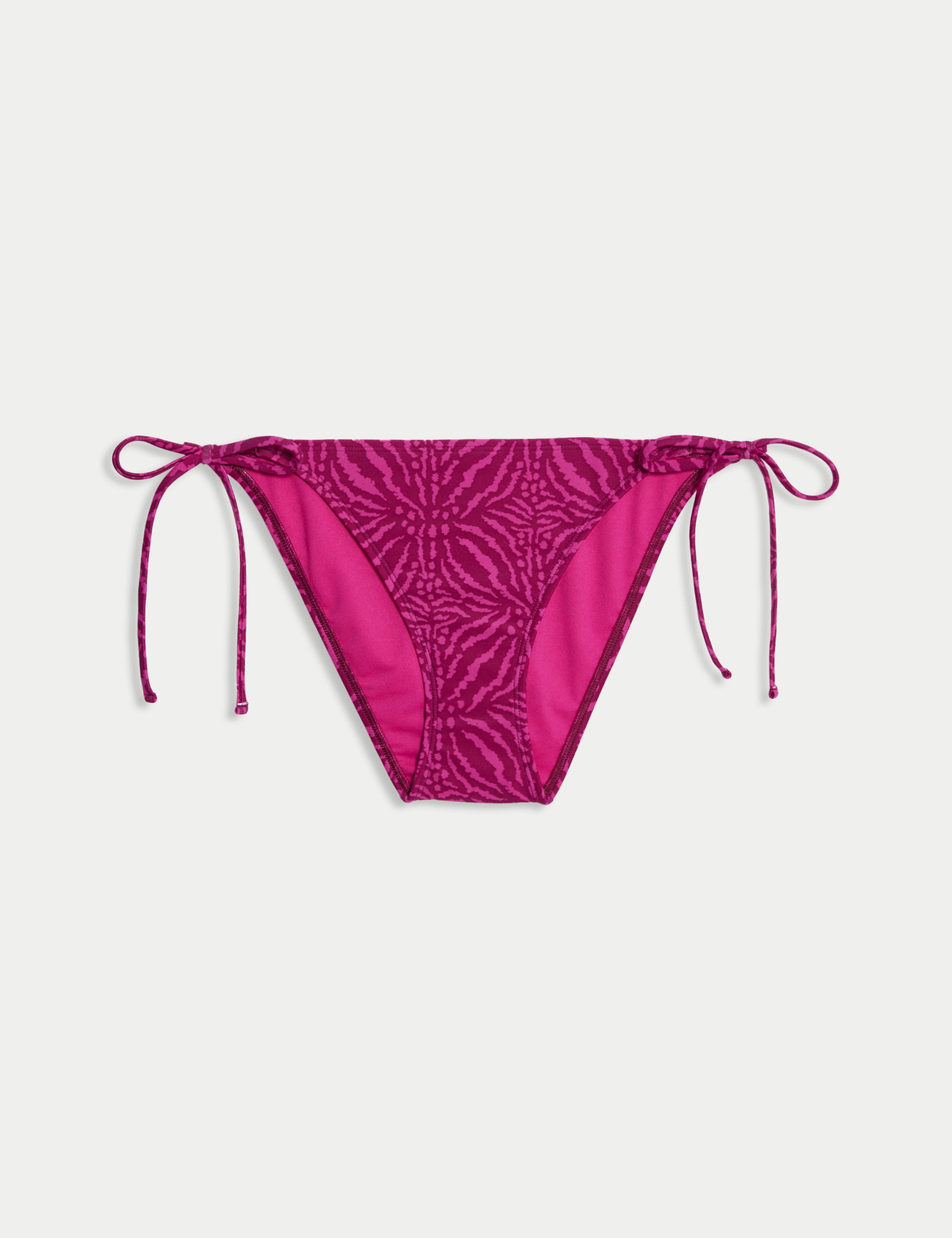 Animal Print Tie Side Bikini Bottoms 2 of 5