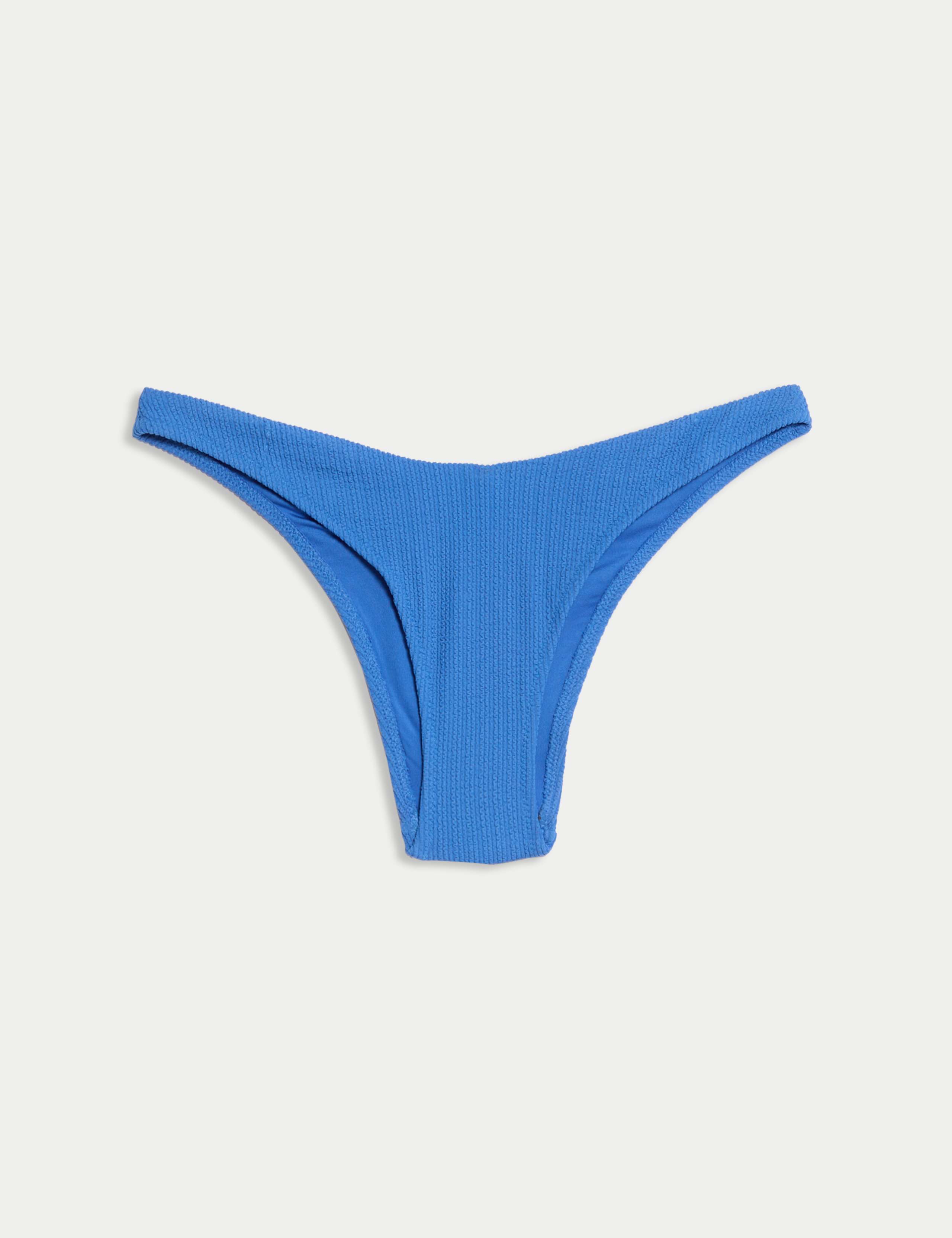 Textured High Leg Bikini Pants 2 of 5