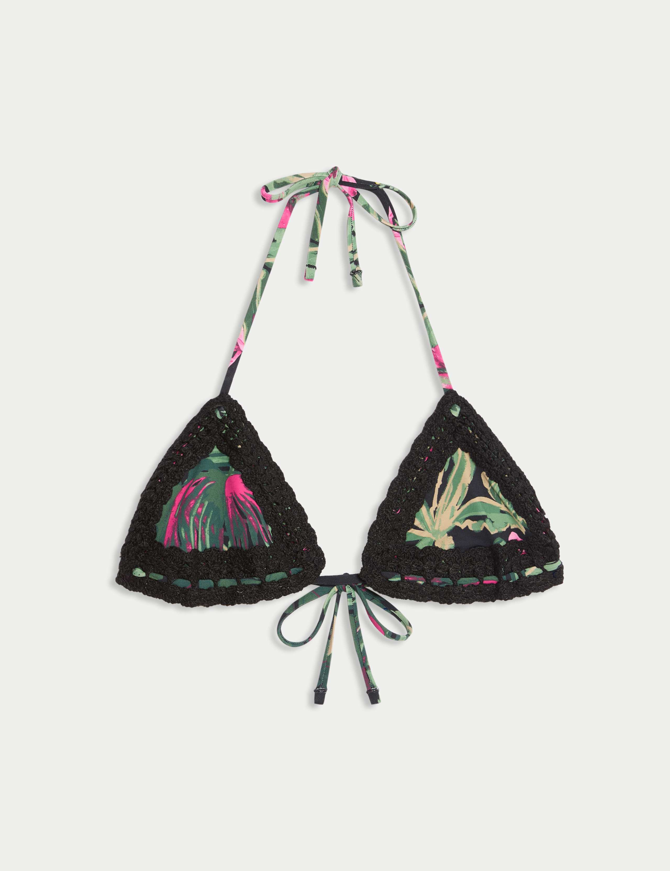 Textured Triangle Bikini Top 2 of 4
