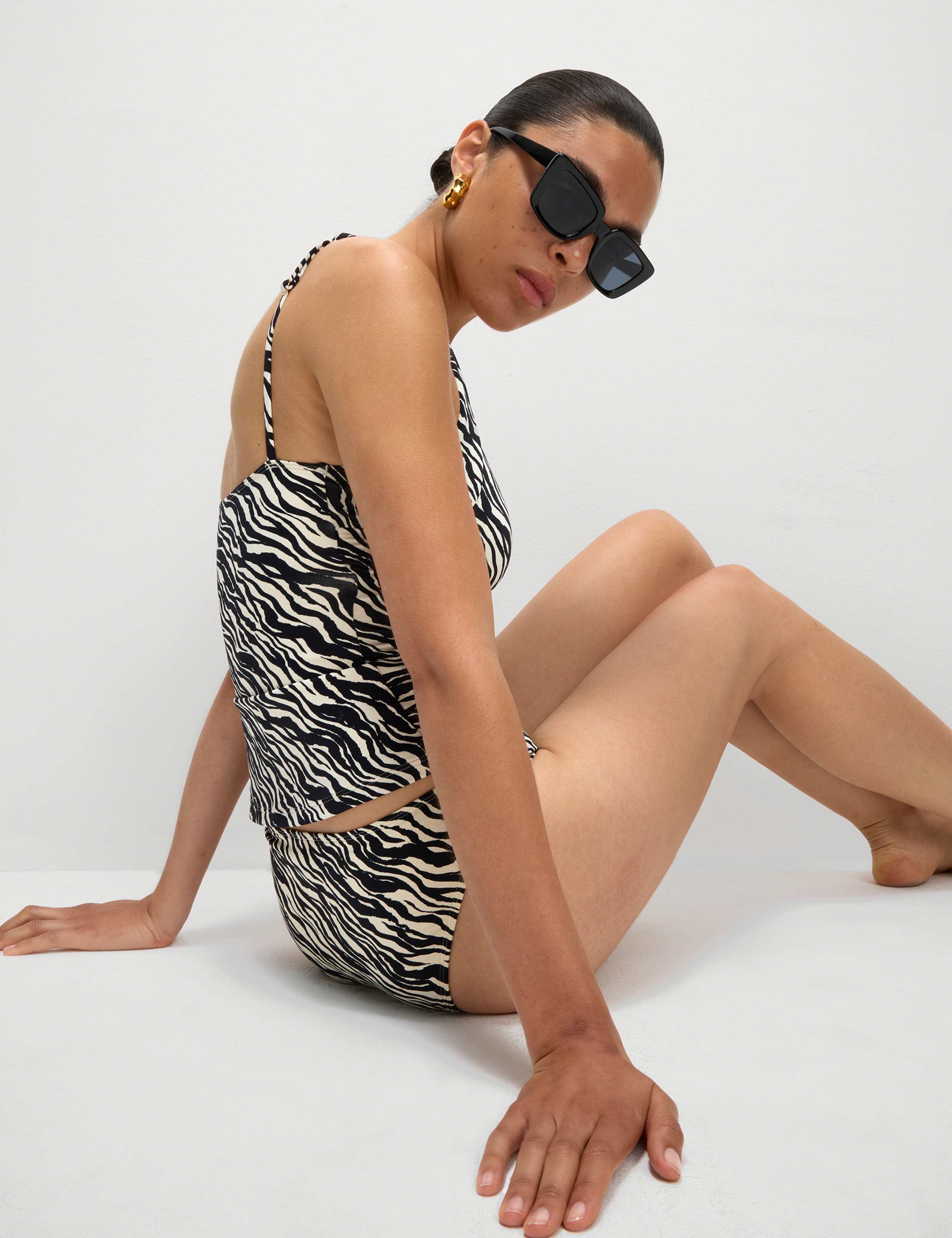 Floral Square Neck Tankini Top 6 of 6