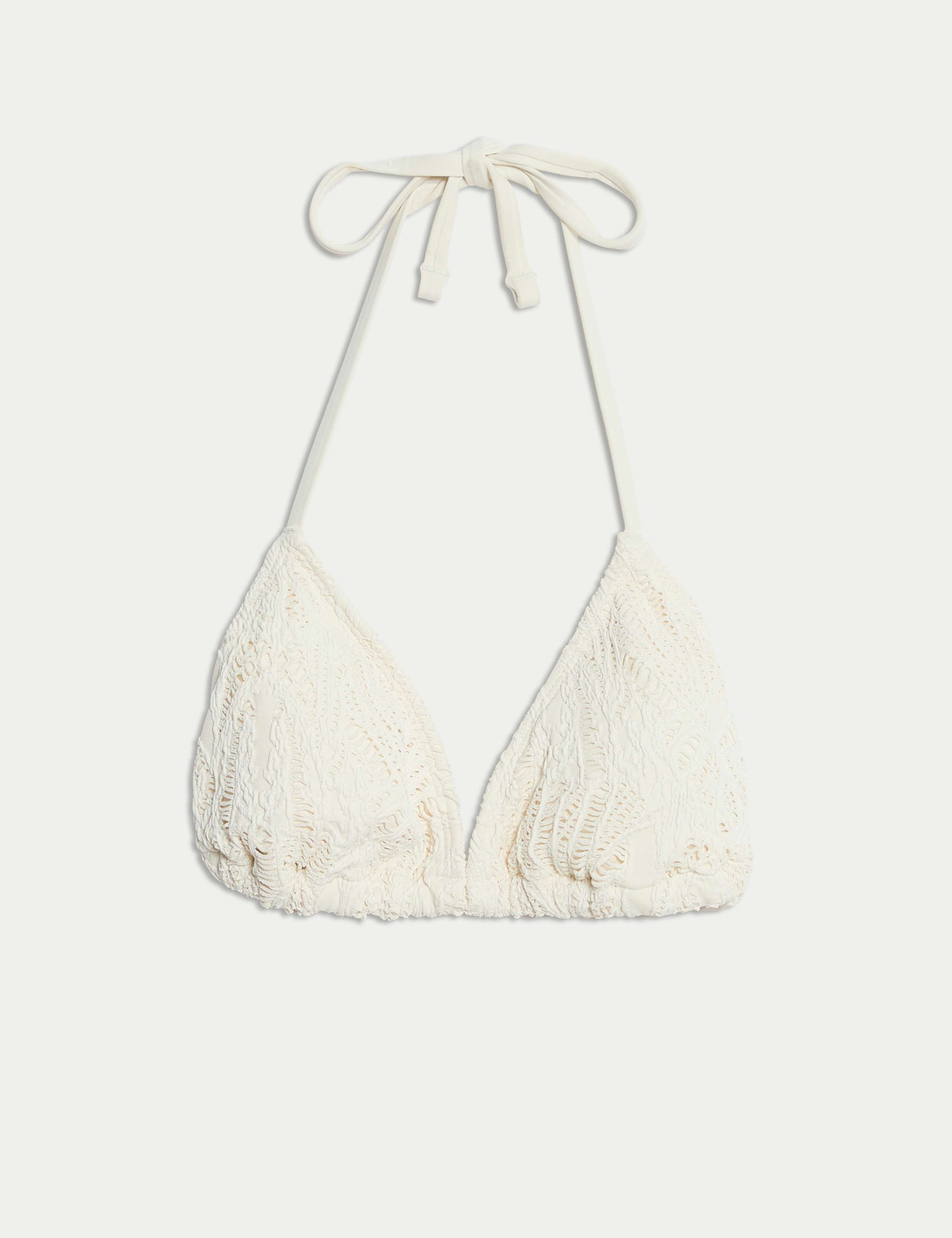 Jacquard Triangle Bikini Top 2 of 6