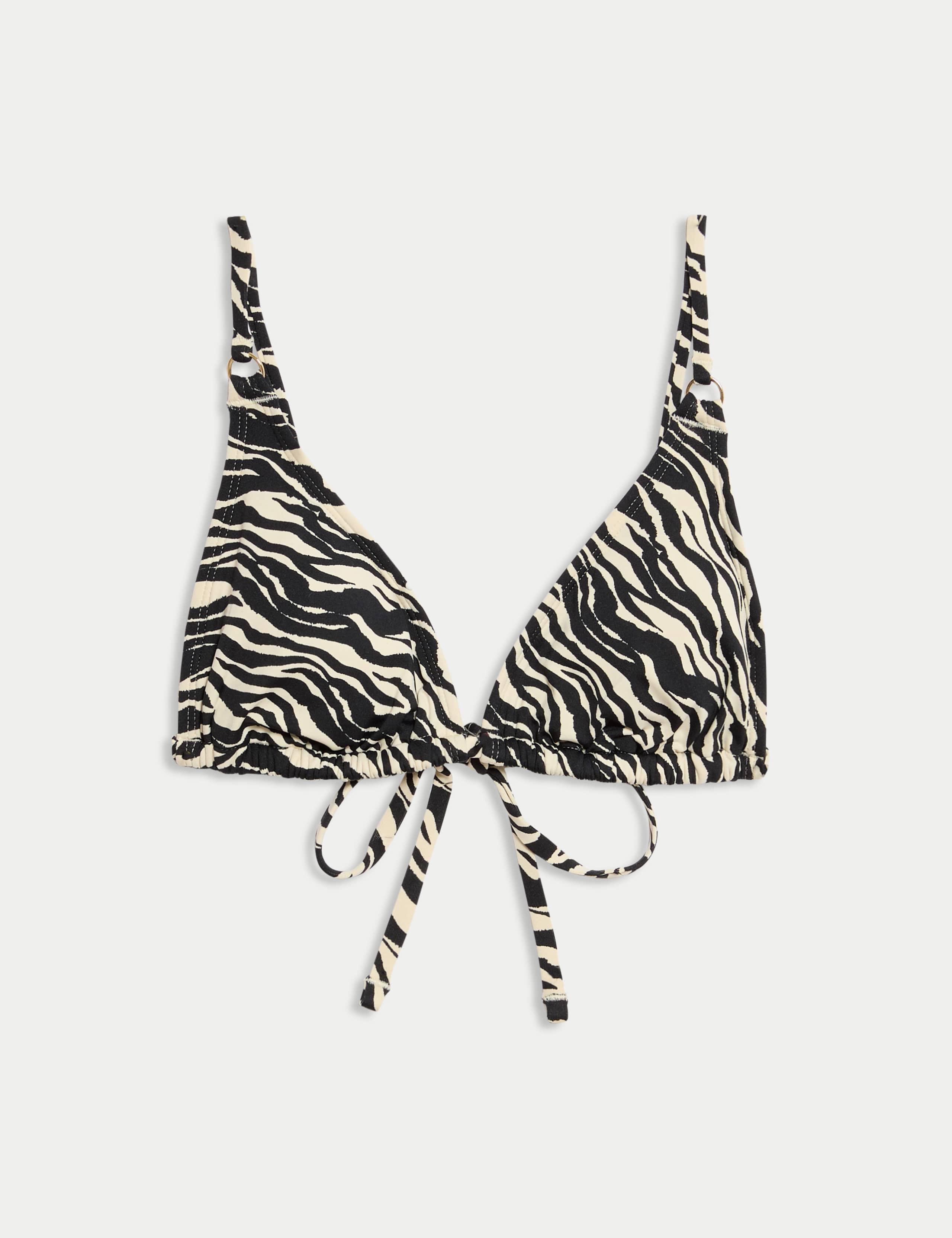 Printed Triangle Bikini Top 2 of 6