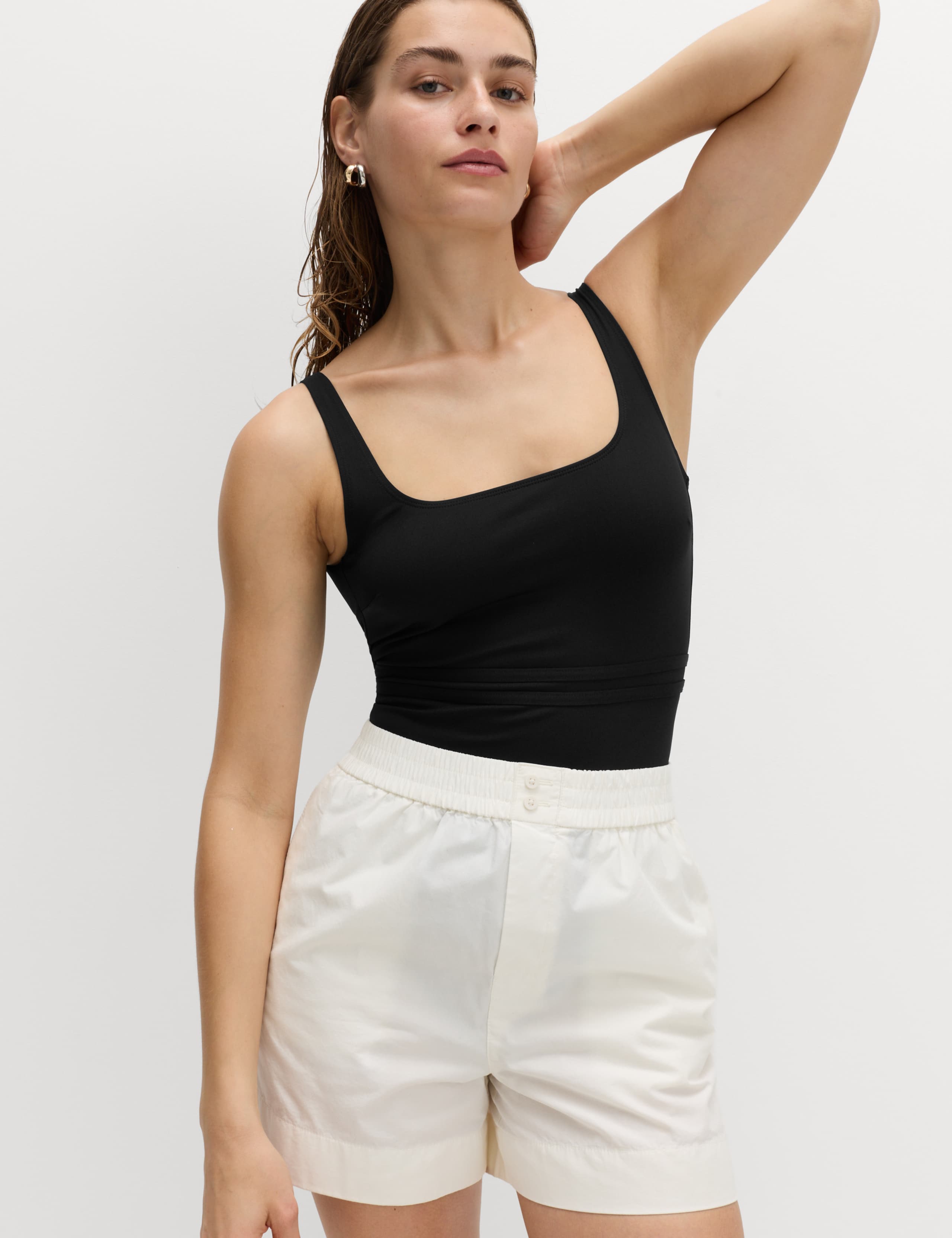 Panelled Sculpt Scoop Neck Swimsuit 6 of 7