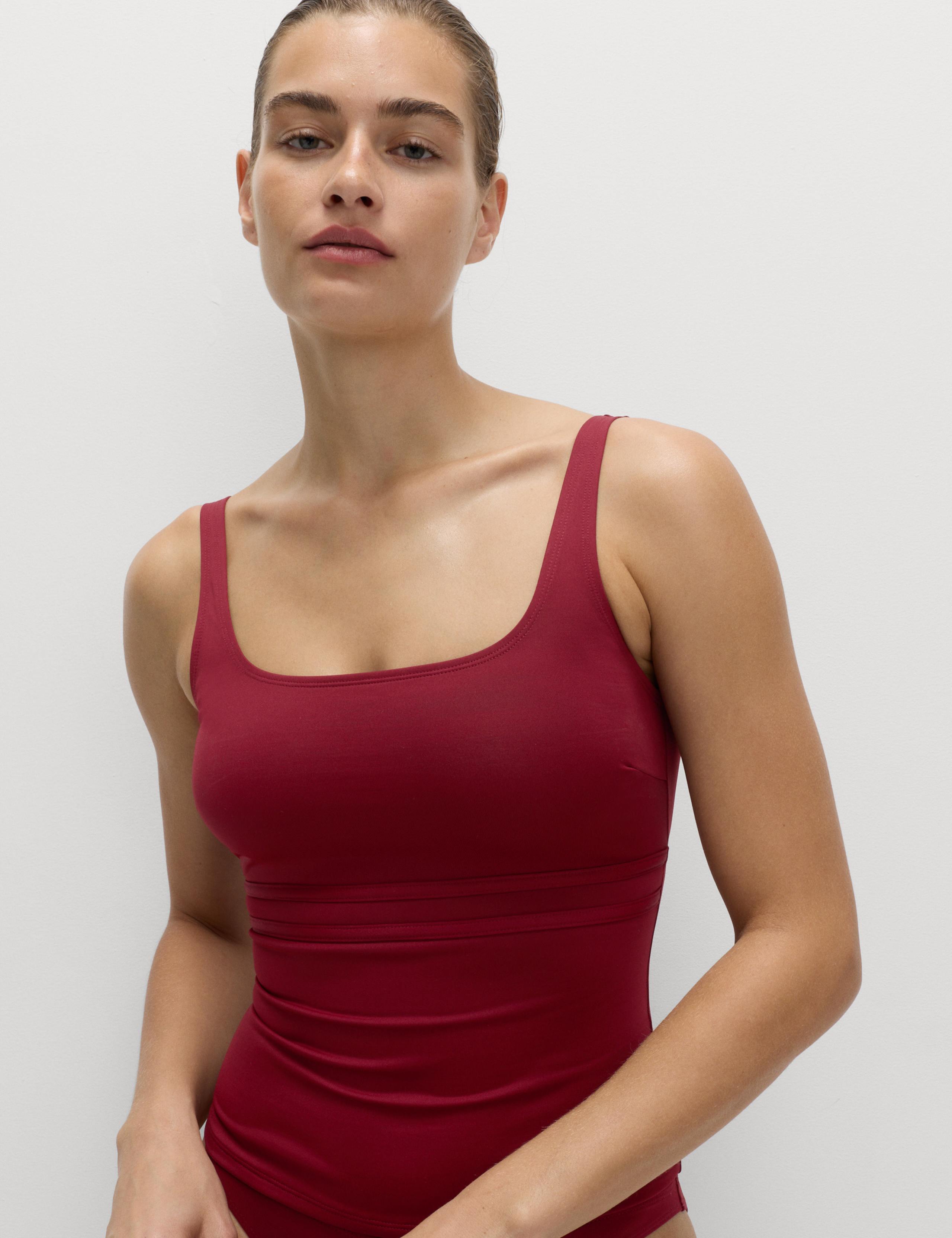 Sculpt Scoop Neck Tankini Top 7 of 7