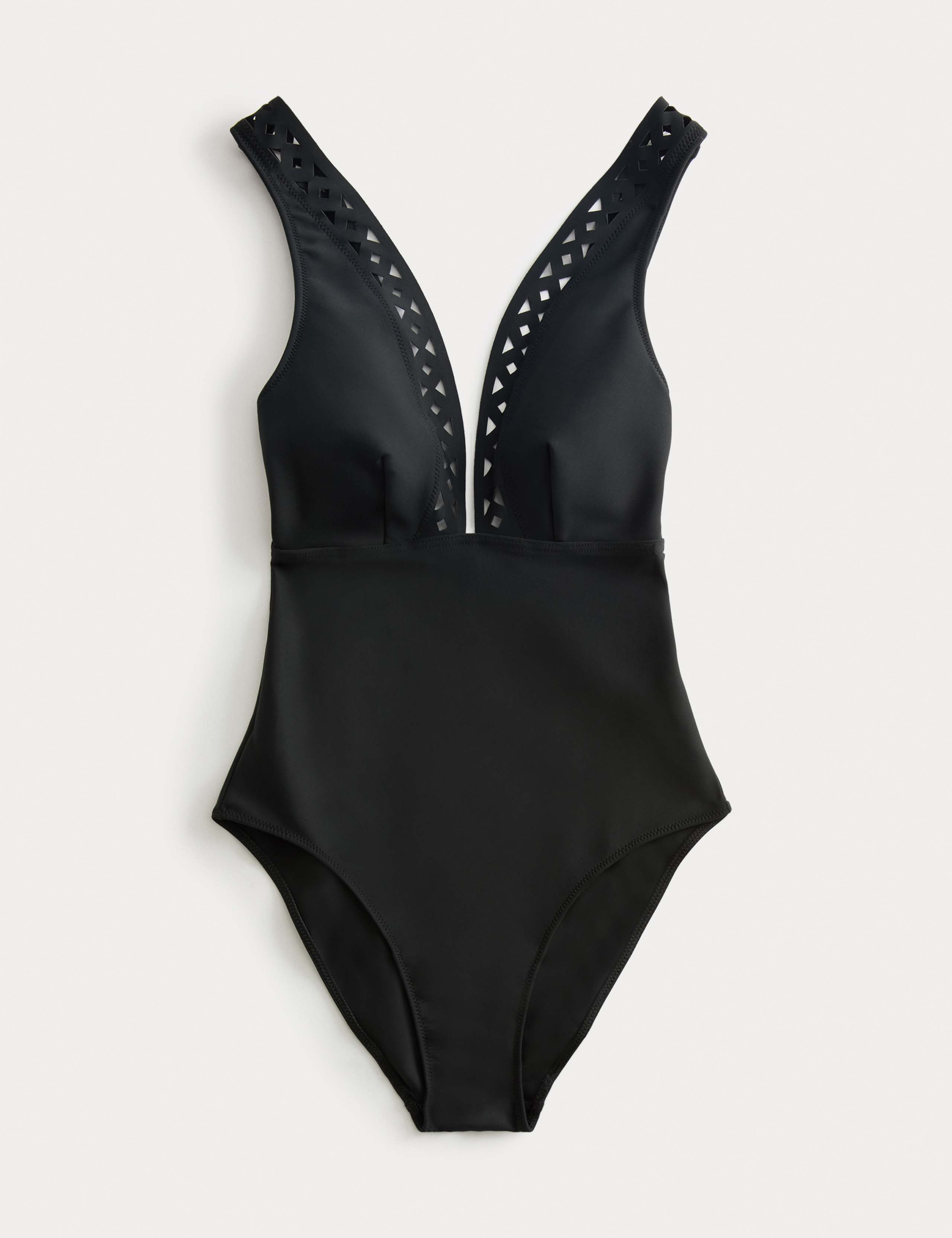 Sculpt Neoprene Trim Insert Plunge Swimsuit 2 of 6