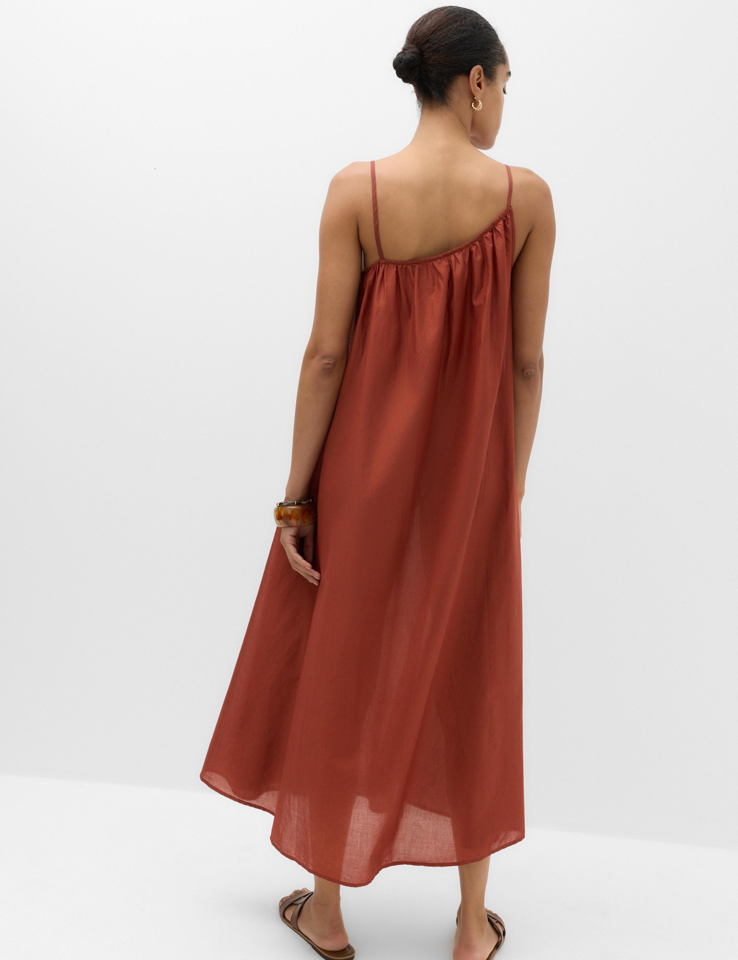 Pure Cotton Asymmetric Maxi Beach Dress 4 of 7