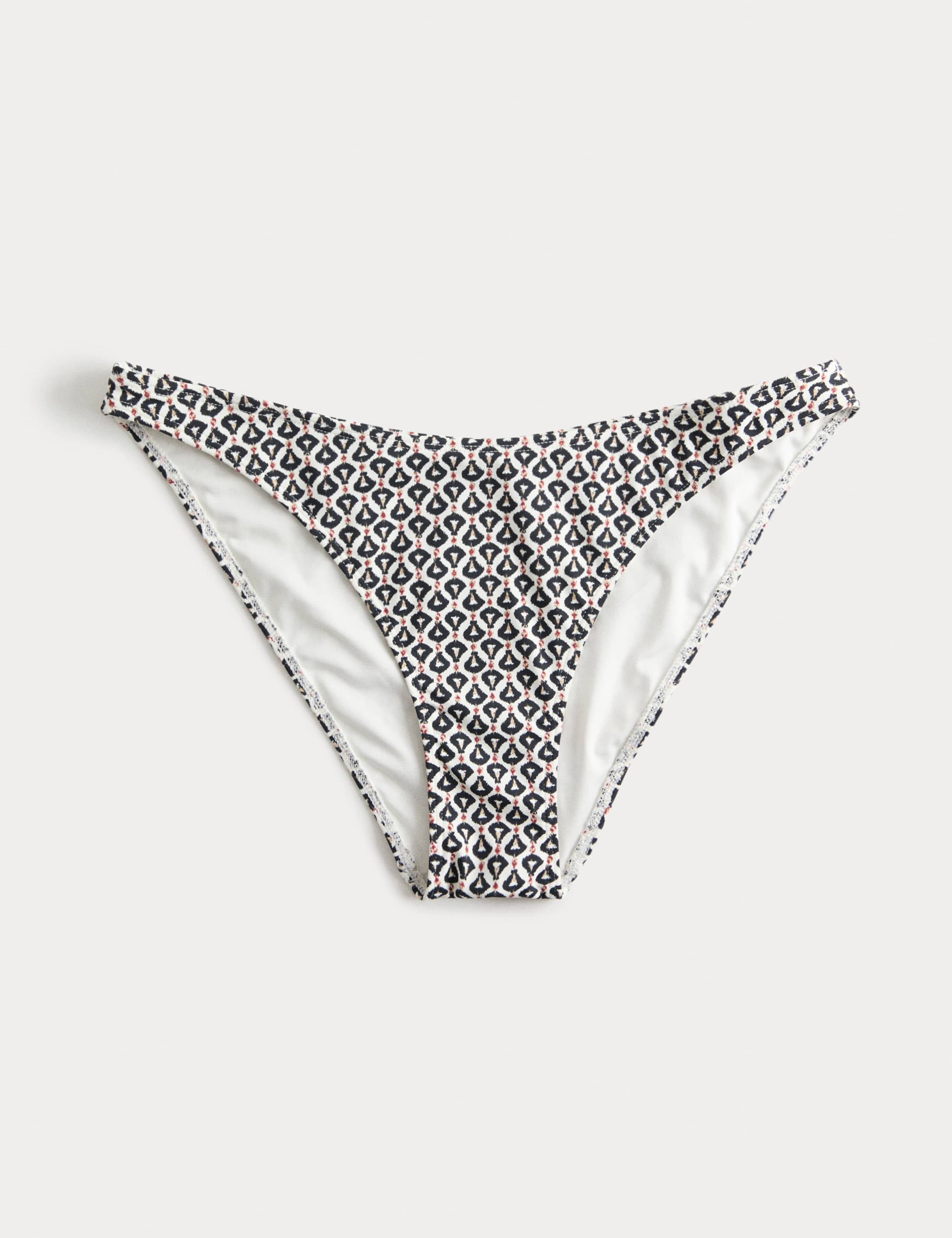 Printed High Leg Bikini Bottoms 2 of 5