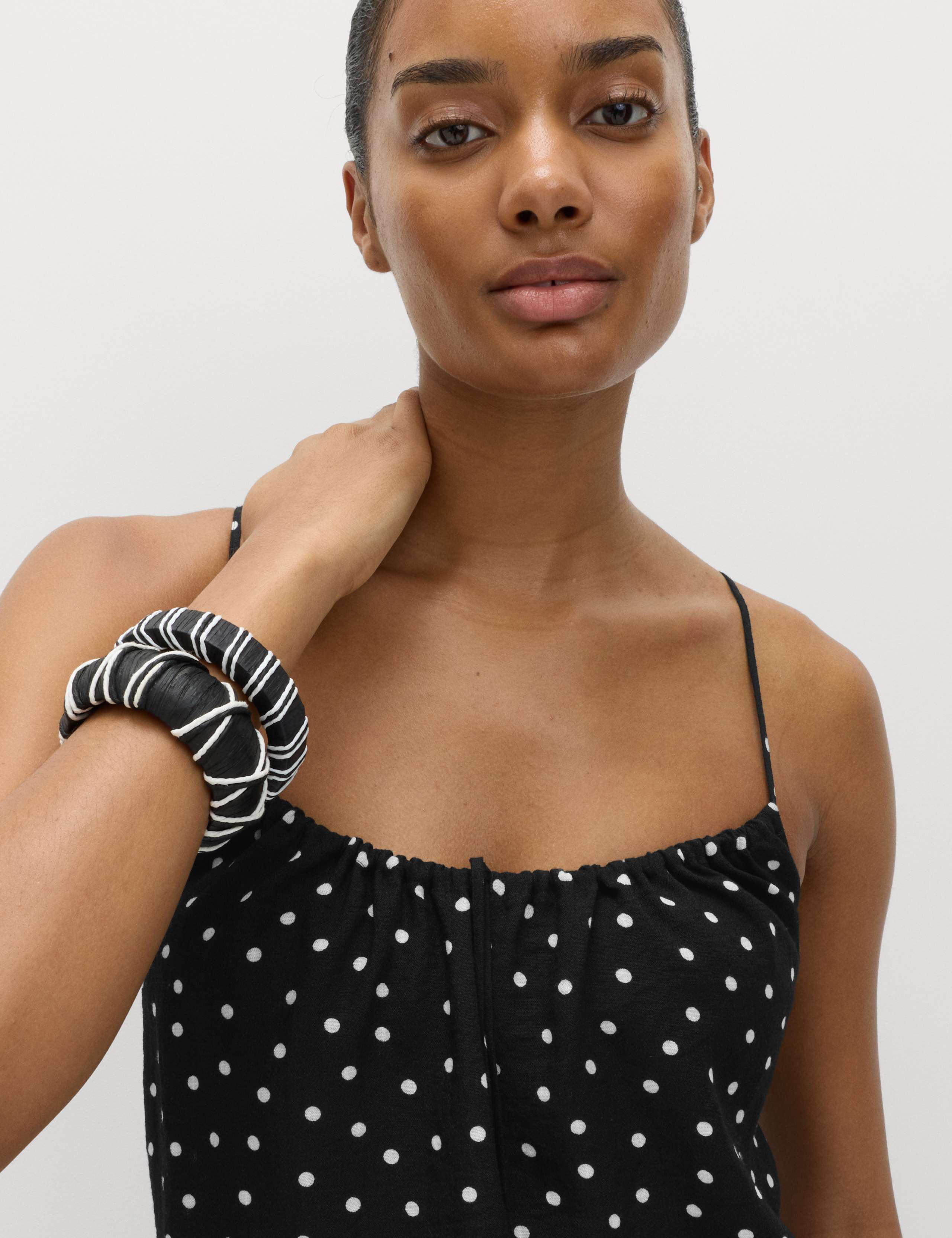 Printed Tie Front Strappy Mini Slip Dress 4 of 5