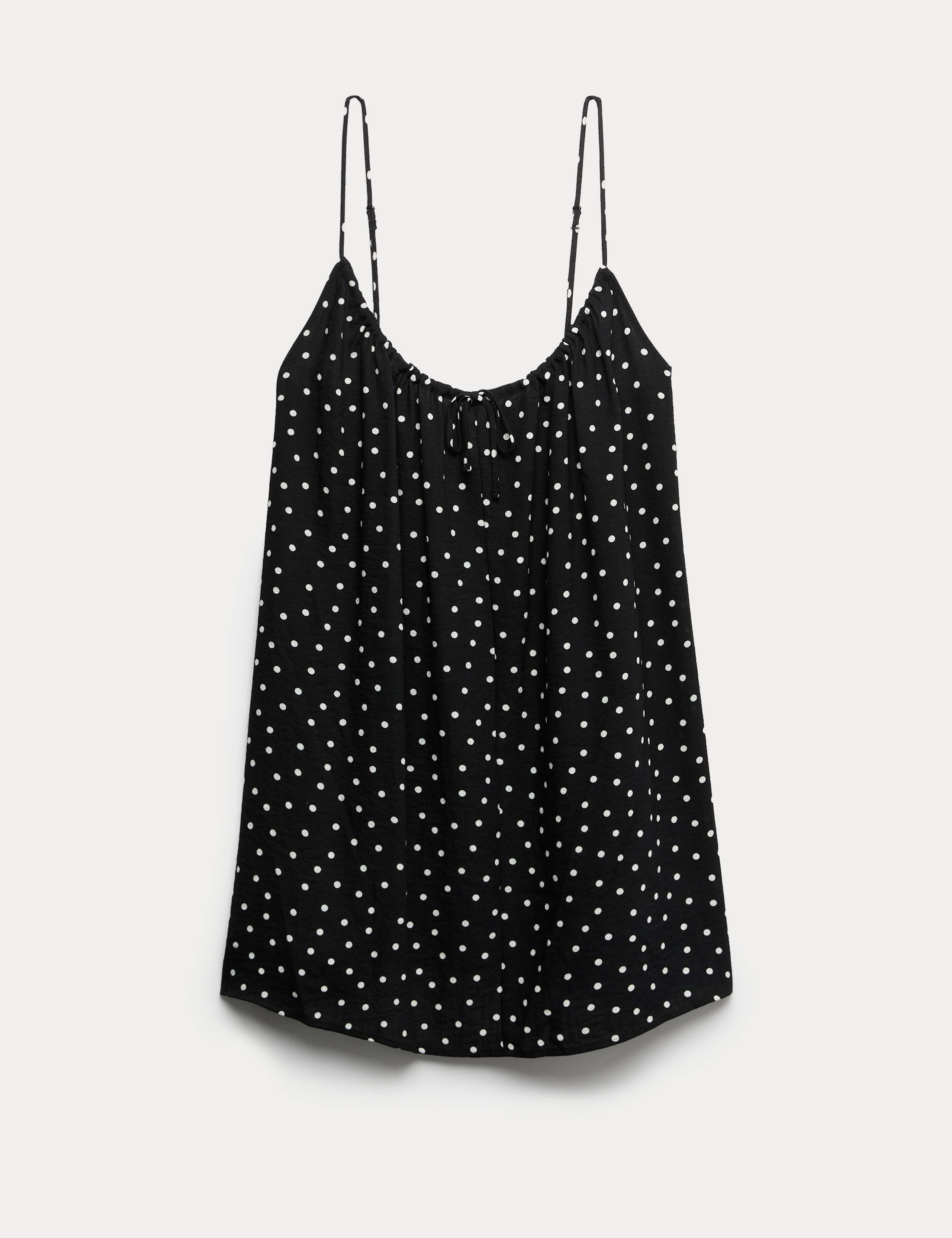 Printed Tie Front Strappy Mini Slip Dress 1 of 1